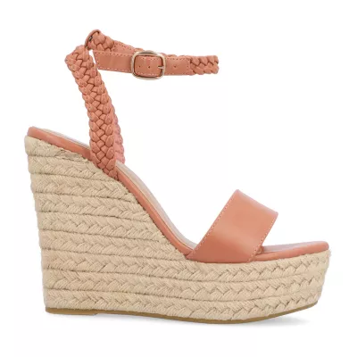 Journee Collection Womens Andiah Wedge Sandals