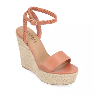 Journee Collection Womens Andiah Wedge Sandals