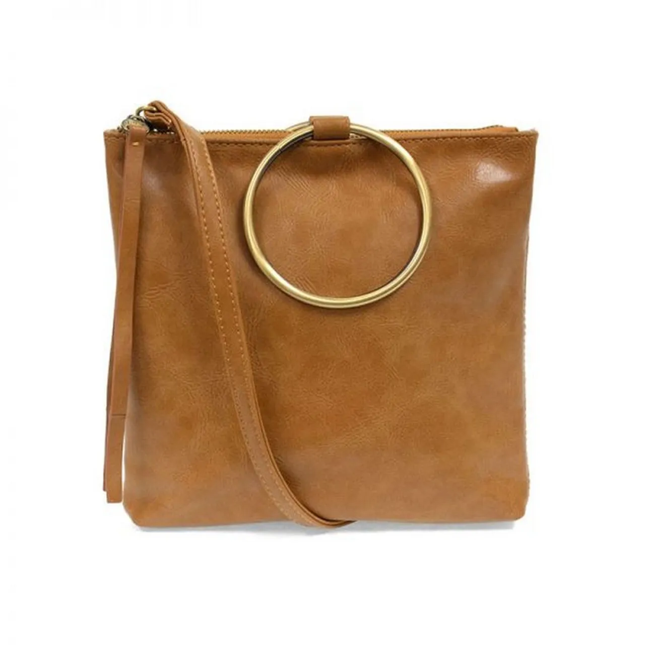 Joy Susan Amelia Ring Tote Bag - Camel / Gold