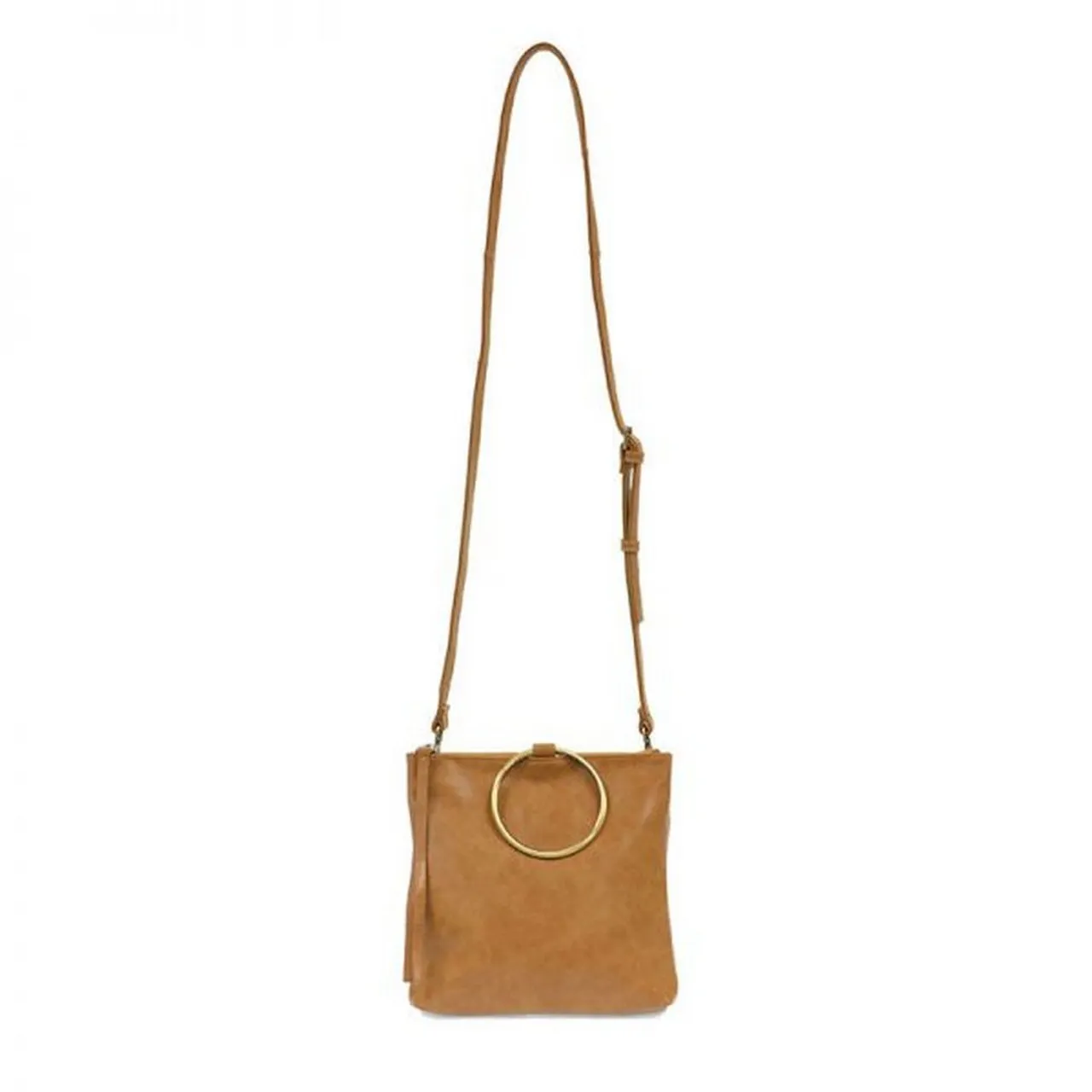 Joy Susan Amelia Ring Tote Bag - Camel / Gold