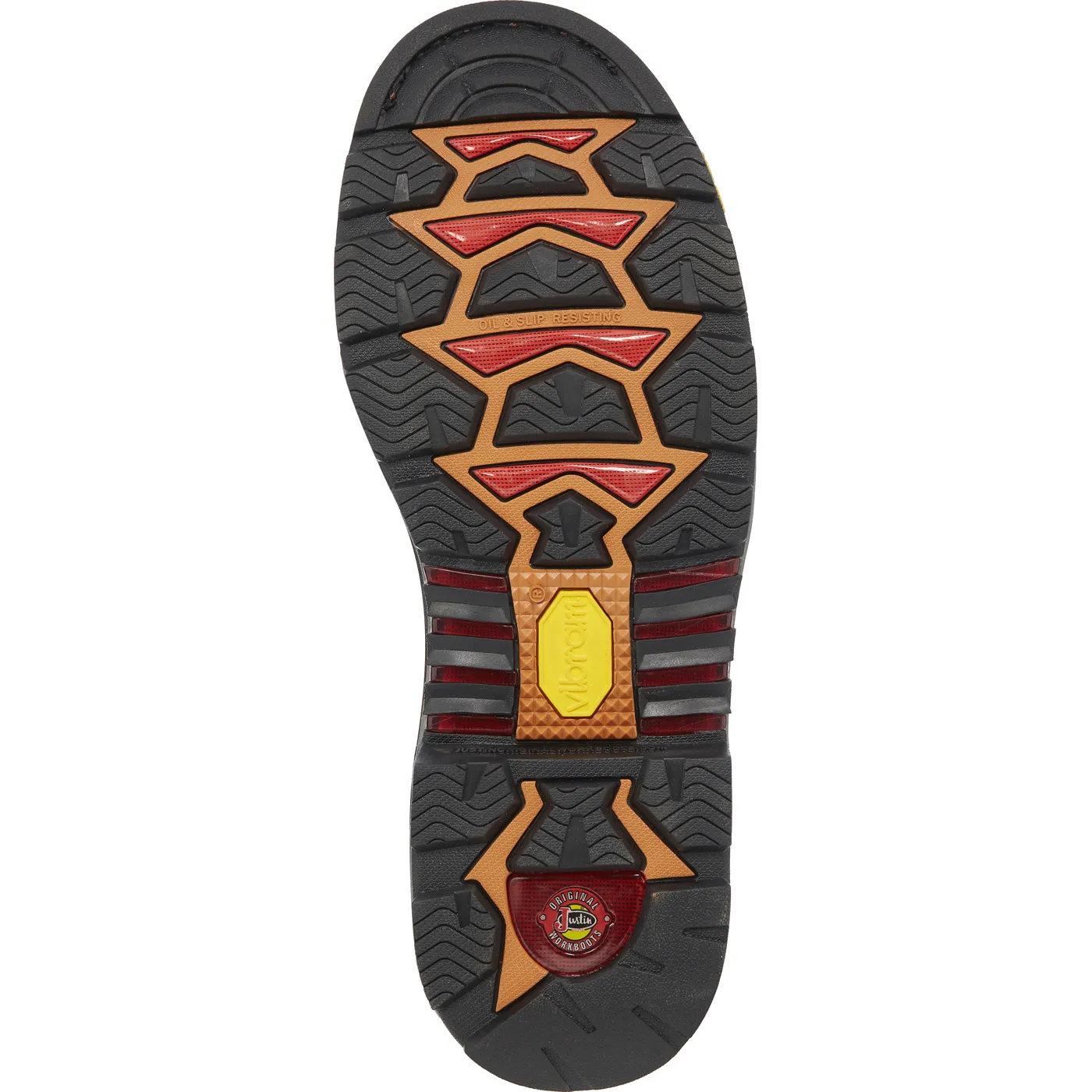 Justin Original Workboots Warhawk Men's 11 inch Composite Toe Electrical Hazard Waterproof Pull-on Work Boot