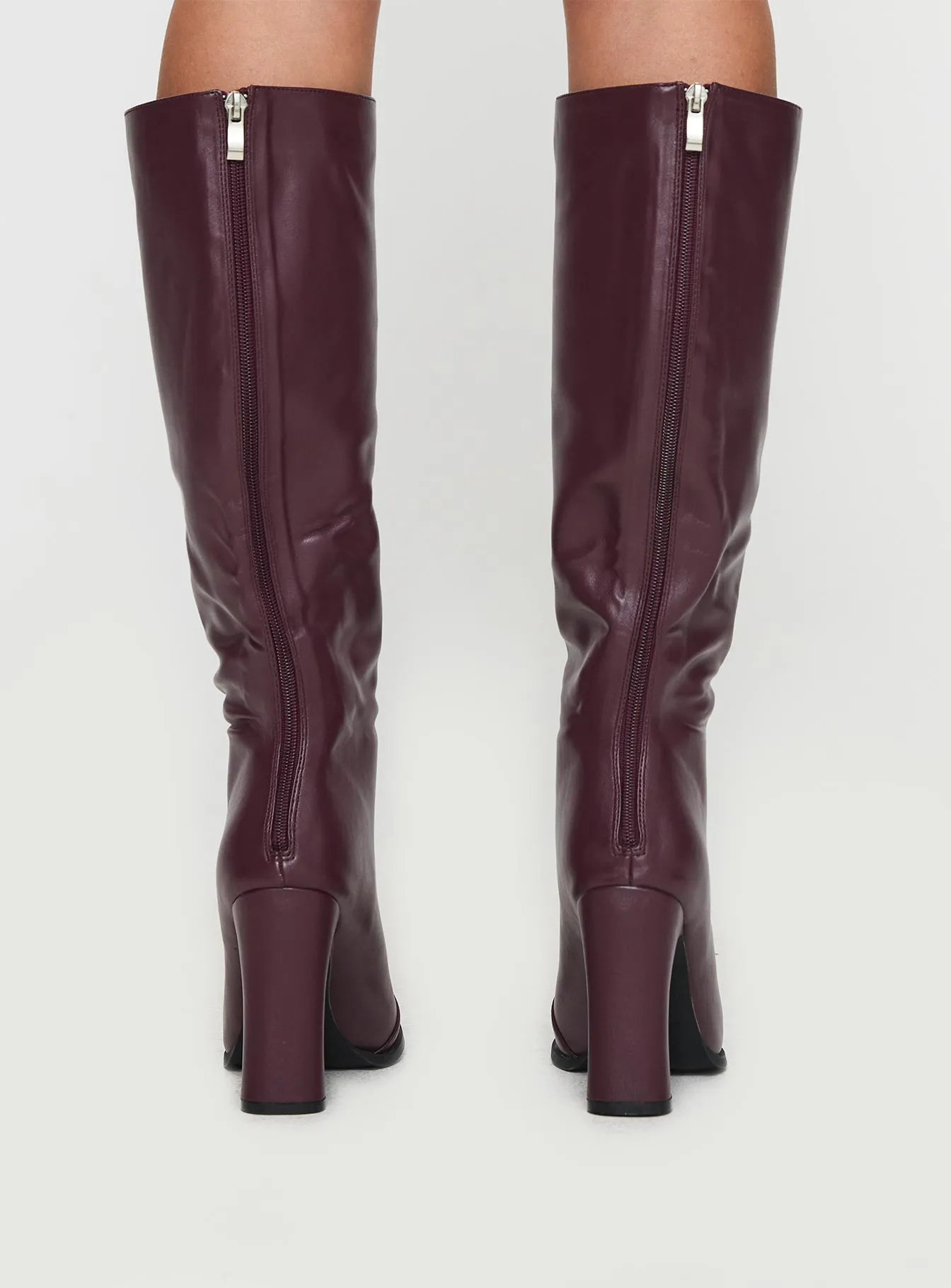 Keeley Boots Matte Burgundy