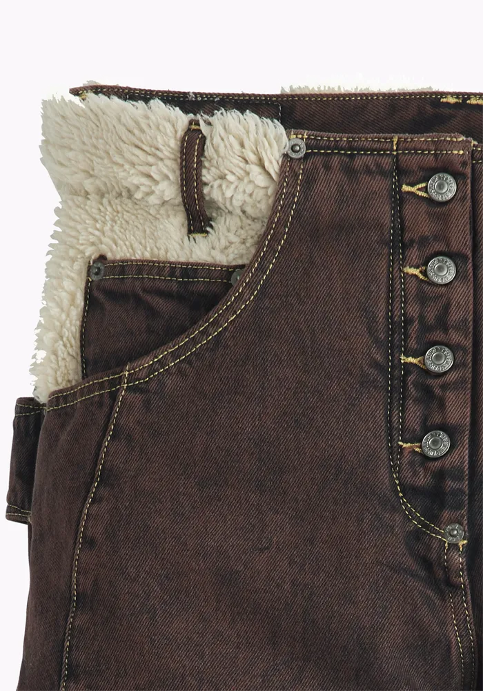 KIKO KOSTADINOV x LEVI'S 000GM-0000 FAUN TWISTED JEANS BROWN