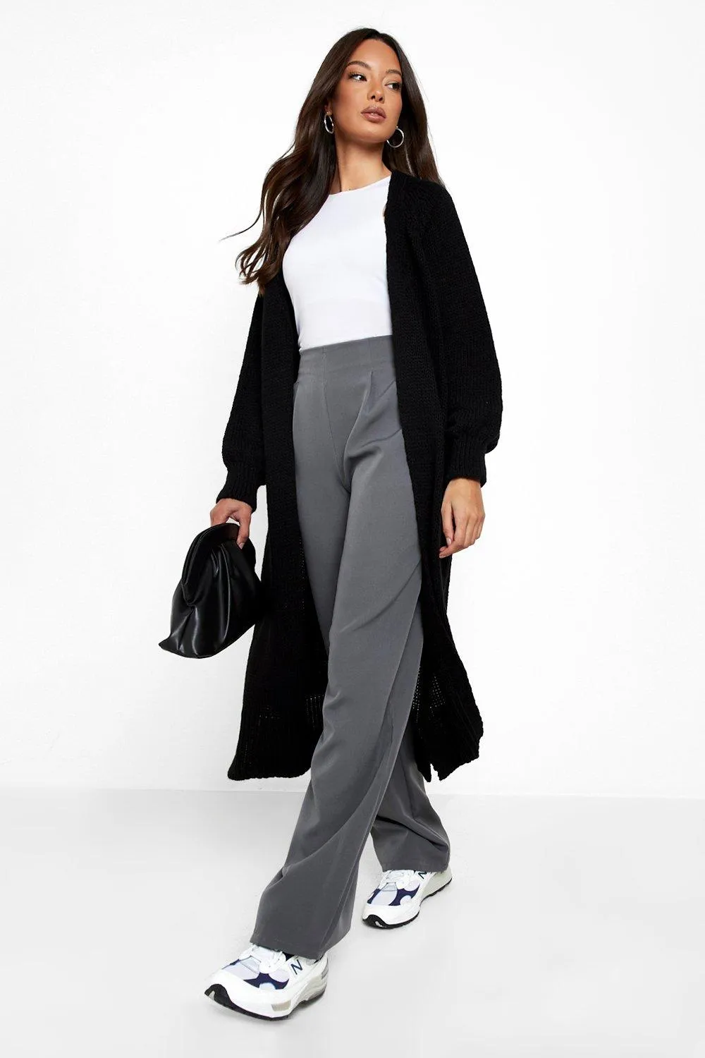 Knitted Oversized Longline Cardigan
