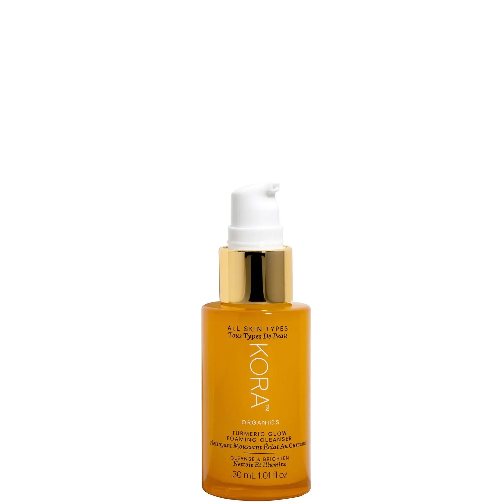Kora Organics Turmeric Glow Foaming Cleanser 30ml