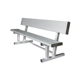 Kwik Goal Aluminum Soccer Bench w/ Back (6')