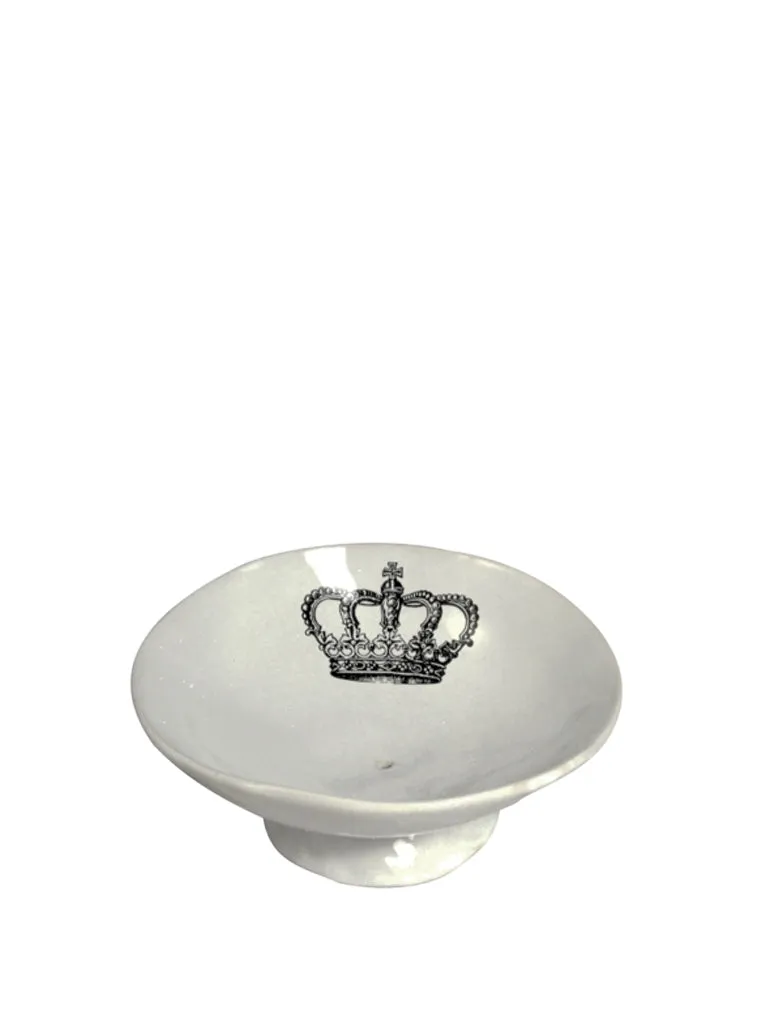 Kühn Keramik Crown Soap Bowl in White