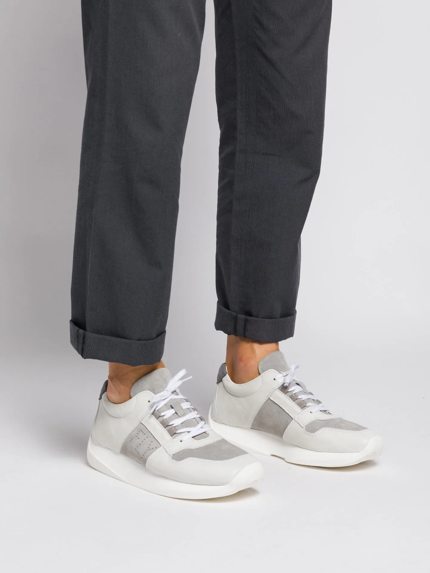 Lace-up Trainers LUPO769FLY MAVICK/SUEDE WHITE/CONCRETE