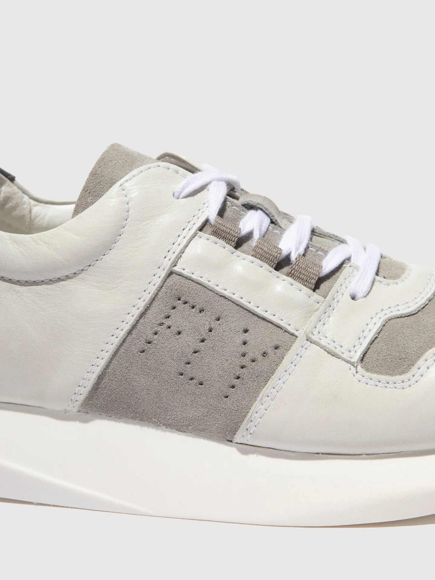 Lace-up Trainers LUPO769FLY MAVICK/SUEDE WHITE/CONCRETE