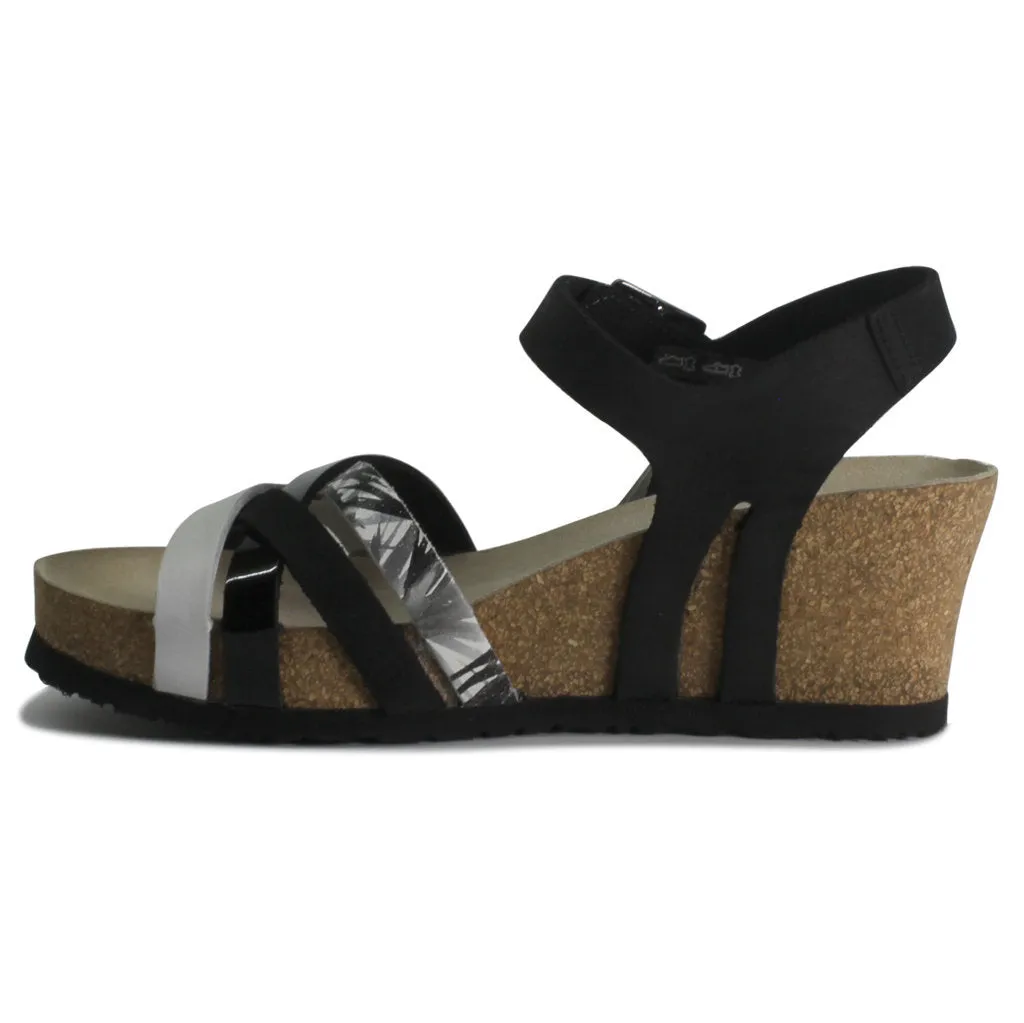 Lanny Nubuck Leather Women's Wedge Sandals