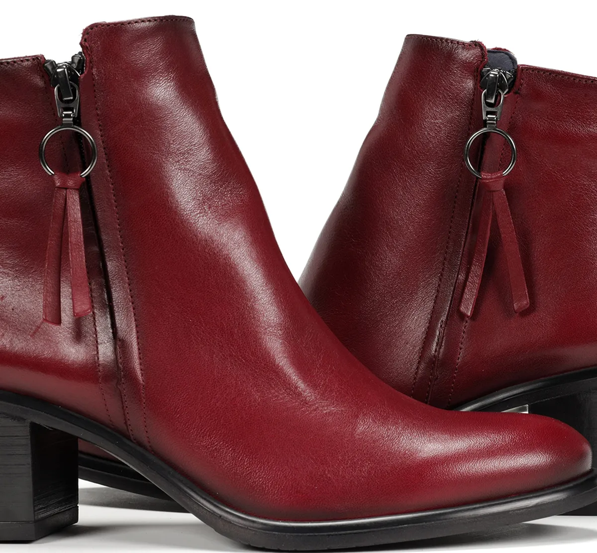 LEXI D8606 Burgundy Ankle Boot