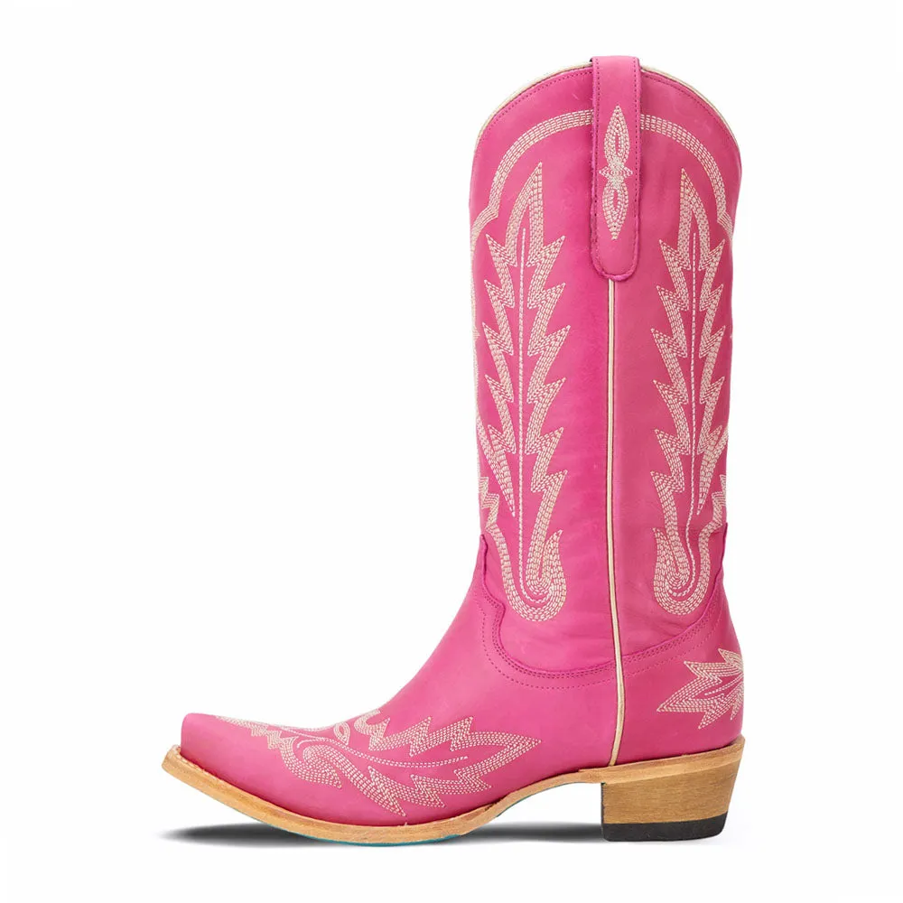 Lexington Embroidered Snip Toe Cowboy Boots