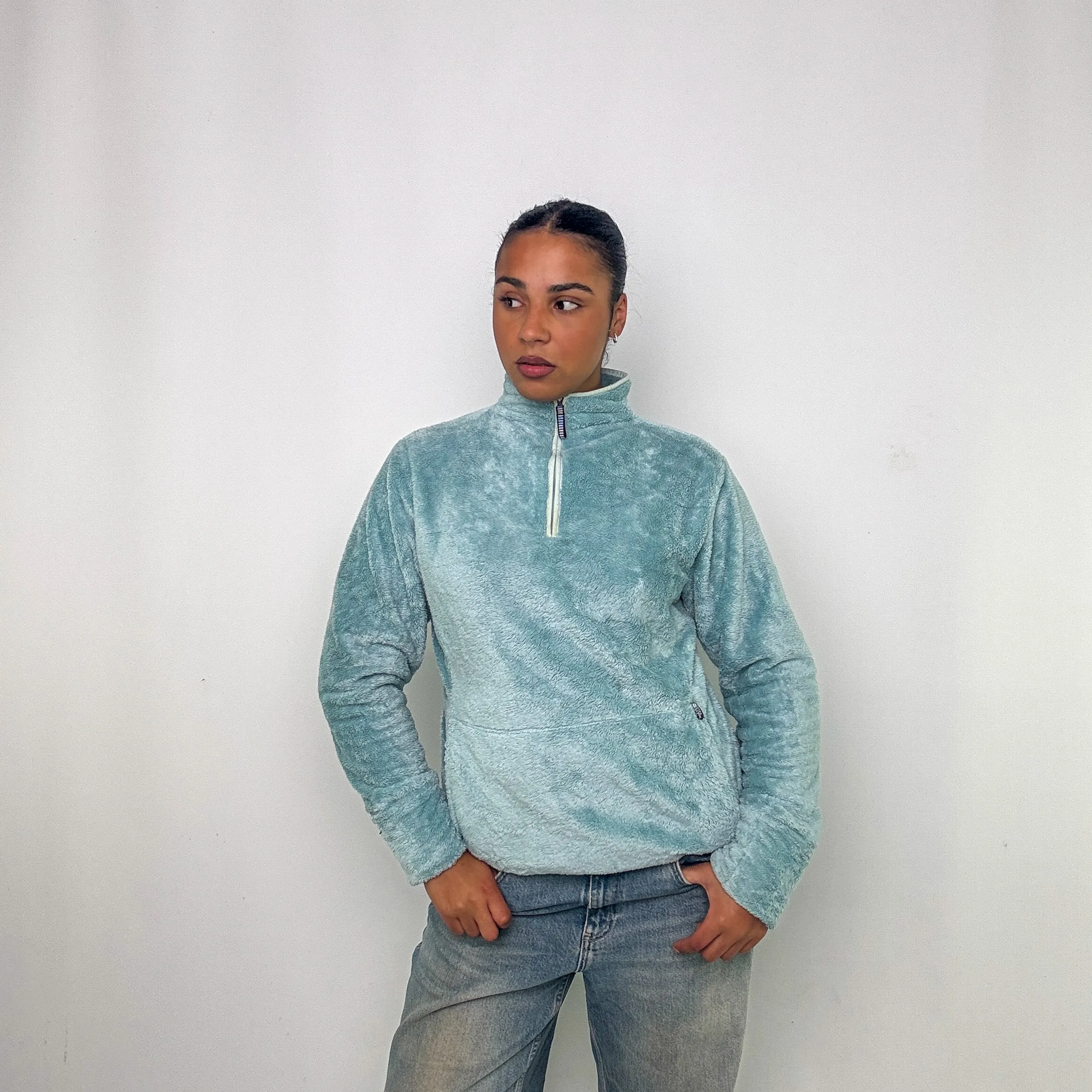 Light Blue y2ks The North Face Fleece (XL)