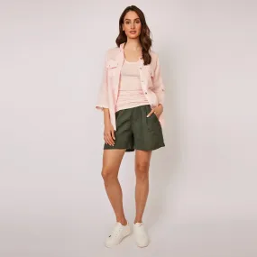 Linen Shorts (Safari)