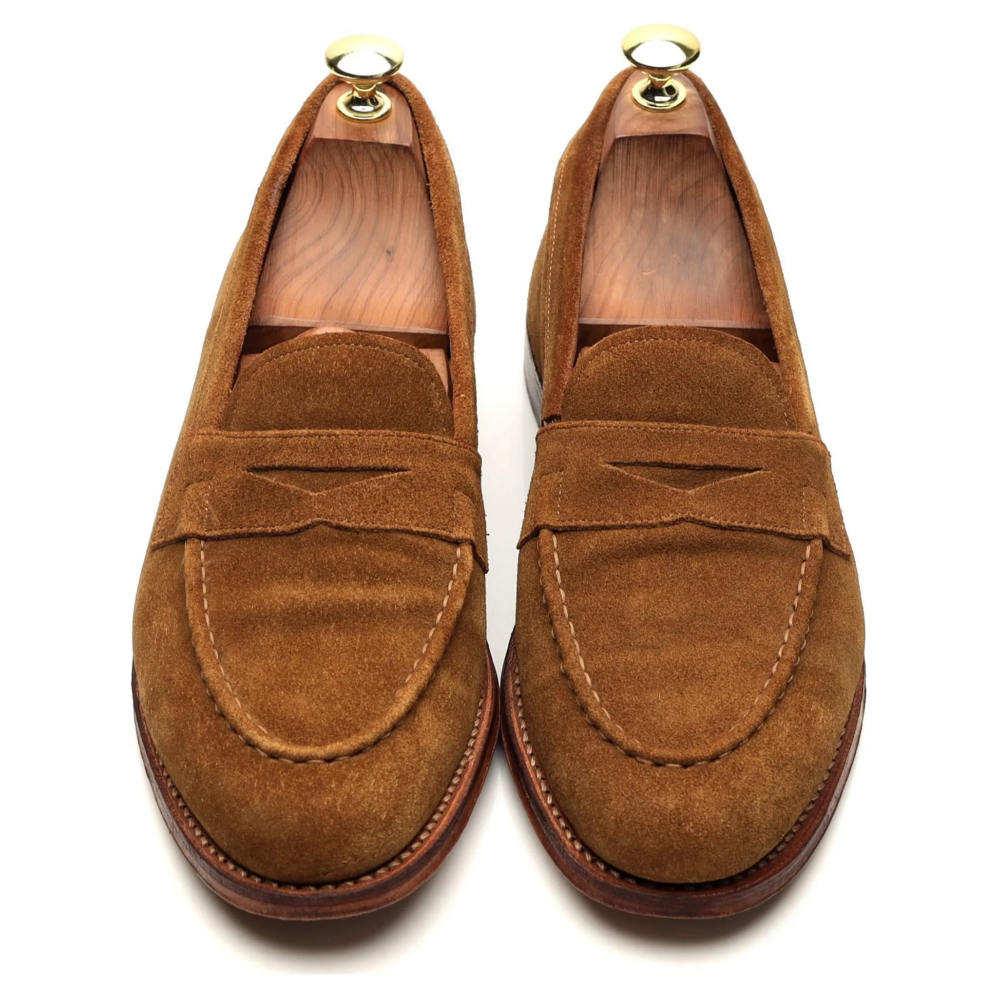 'Lloyd' Snuff Brown Suede Loafers UK 7 E