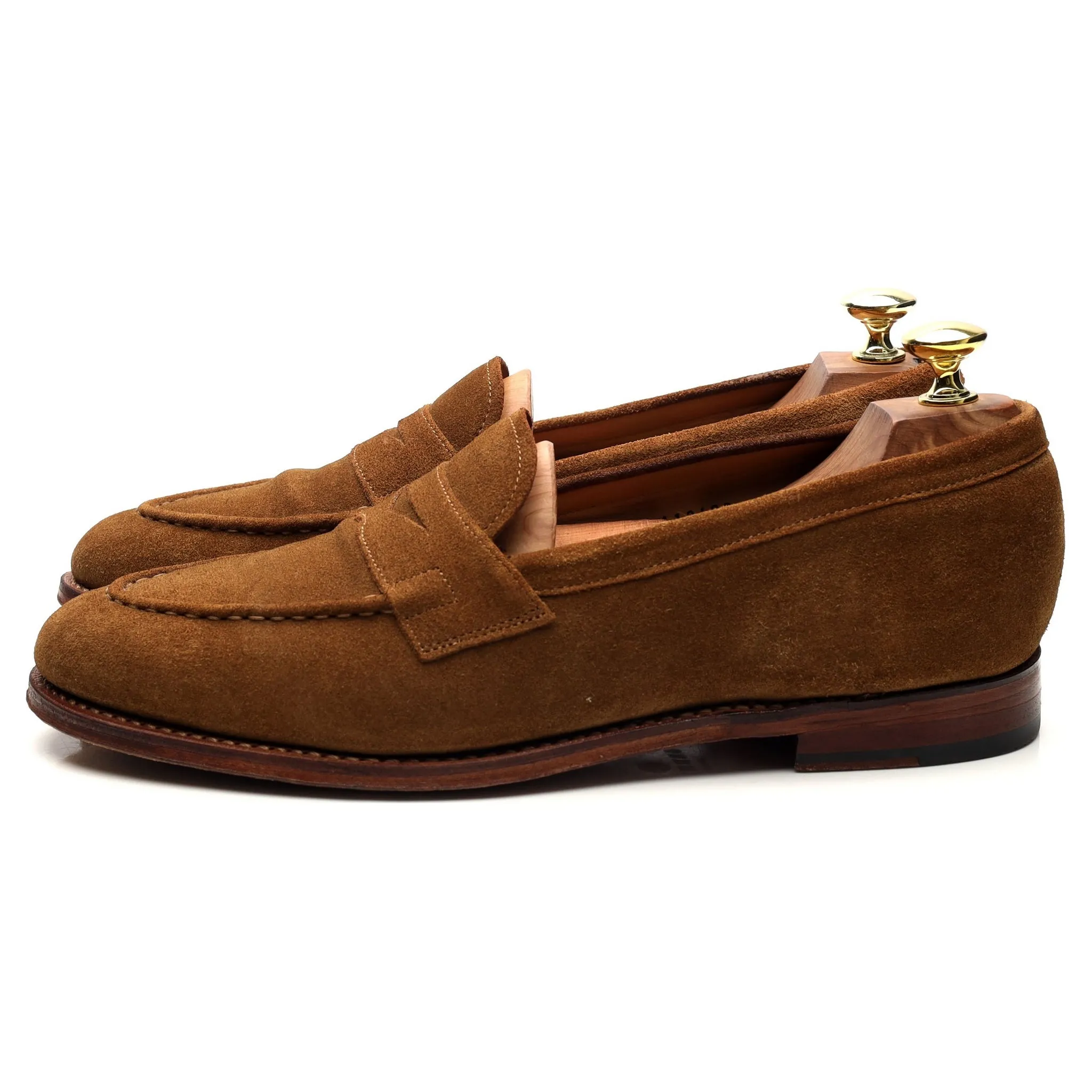 'Lloyd' Snuff Brown Suede Loafers UK 7 E