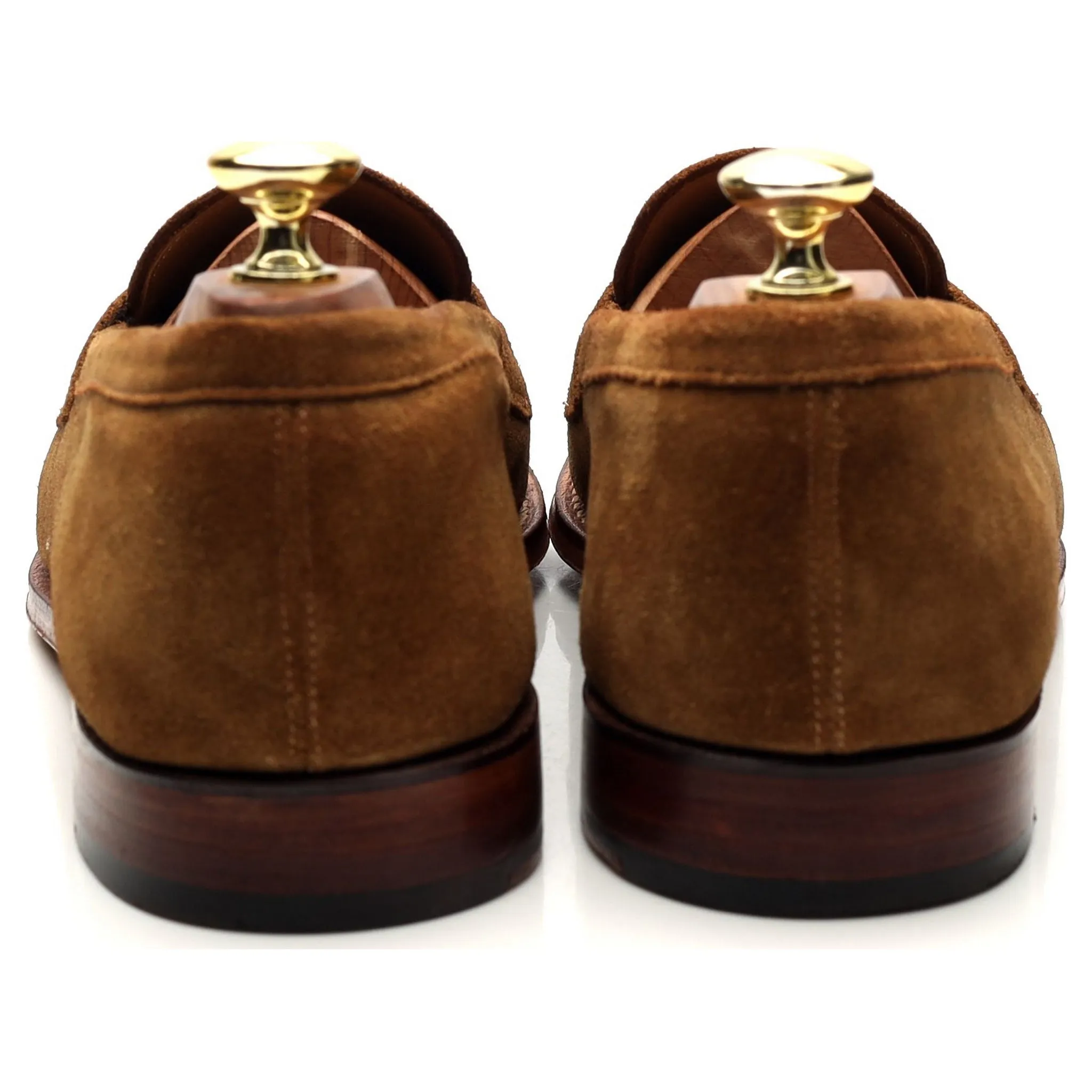 'Lloyd' Snuff Brown Suede Loafers UK 7 E