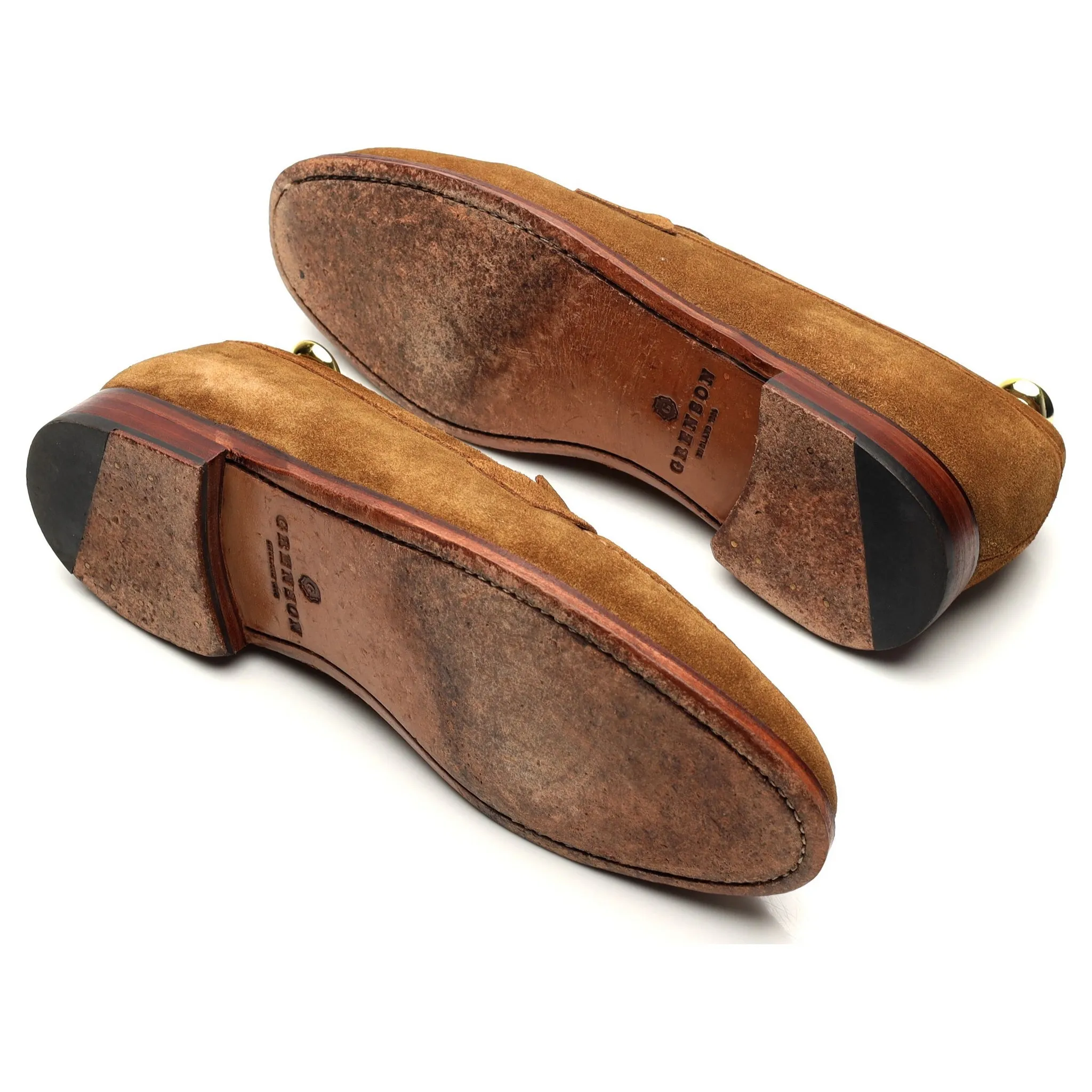 'Lloyd' Snuff Brown Suede Loafers UK 7 E