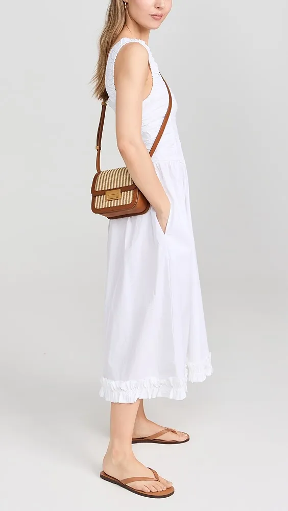 Loeffler Randall   Desi Crossbody Bag with Lock Hardware 