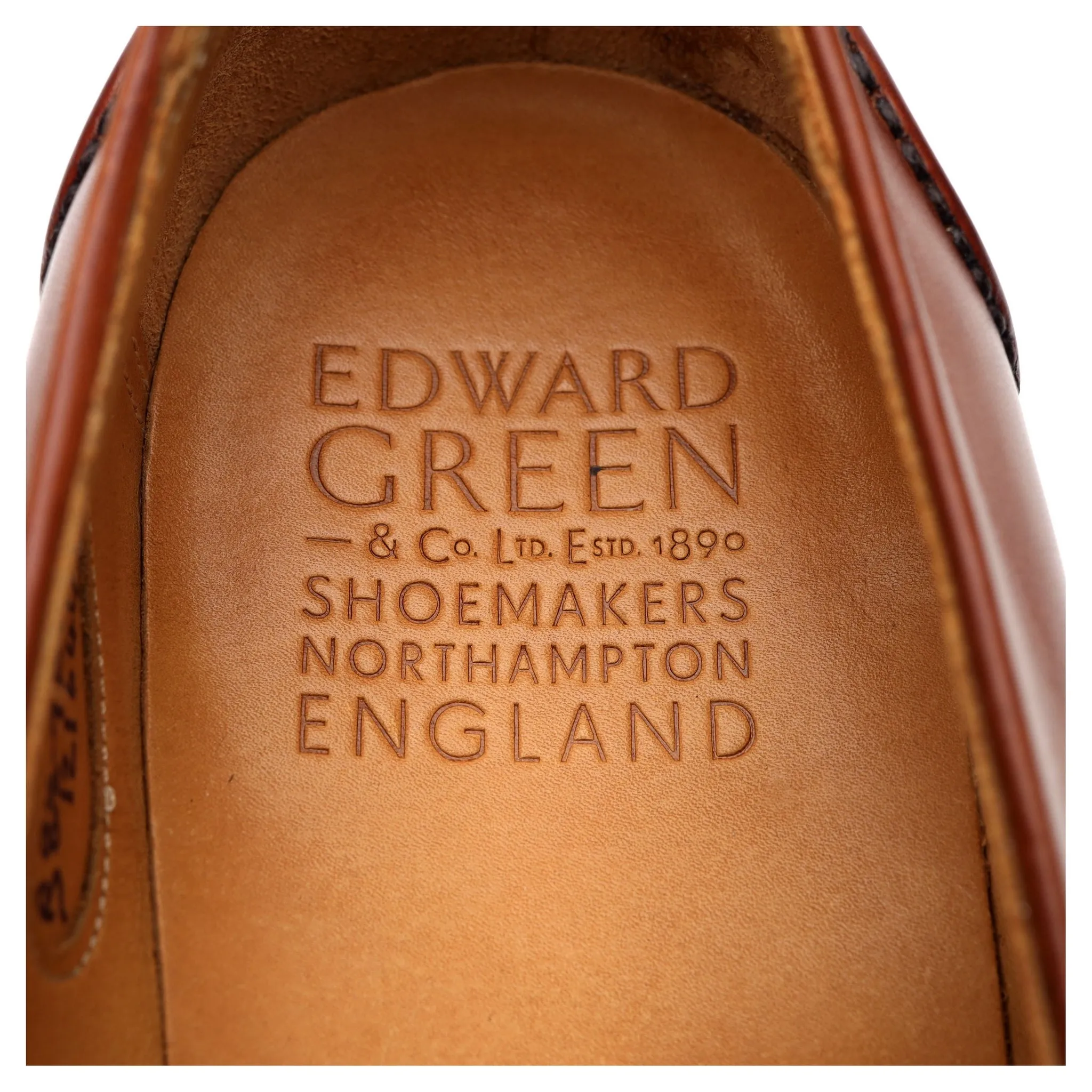 'Longacre' Tan Brown Leather Loafers UK 8.5 E