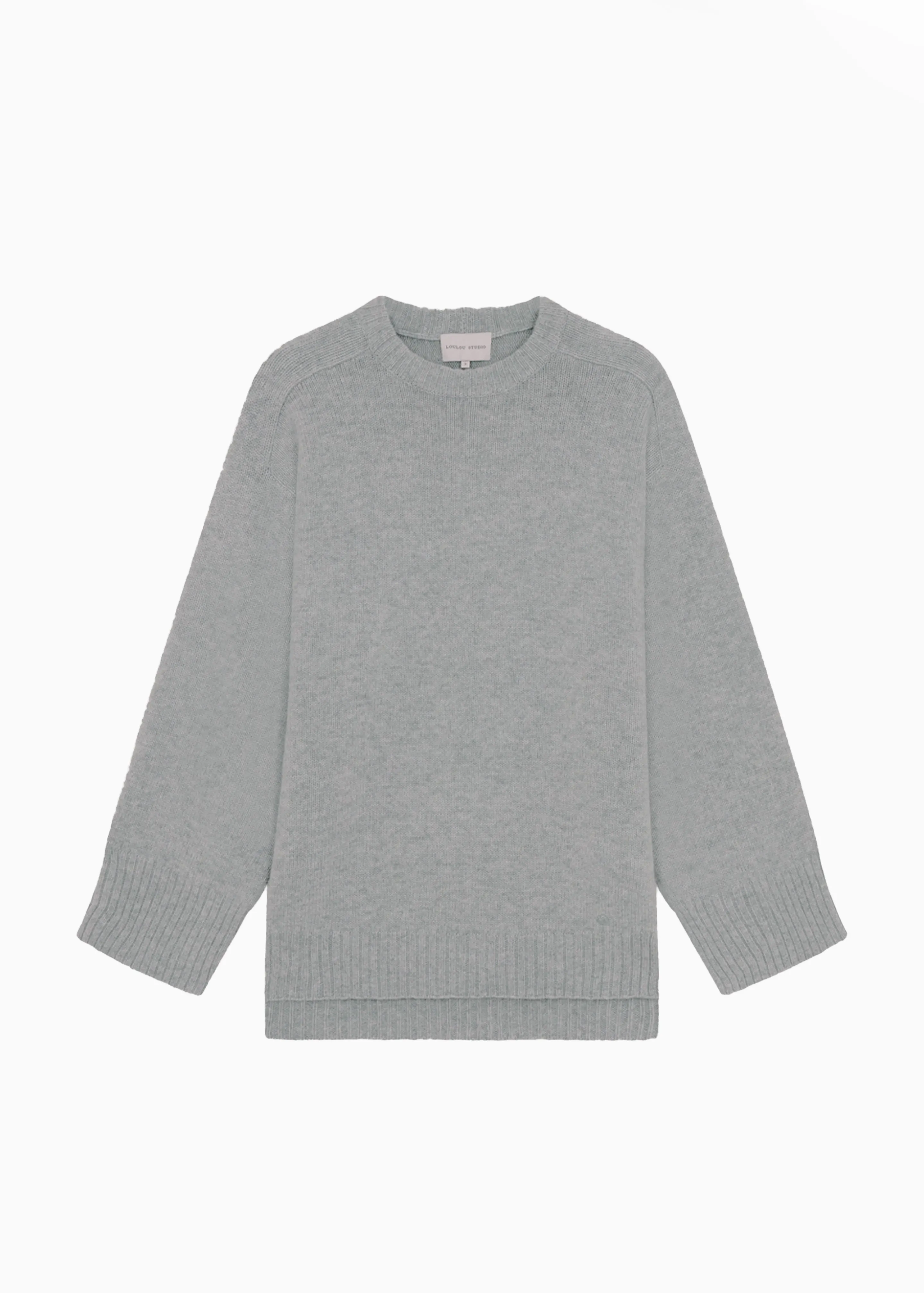 Loulou Studio Safi Sweater - Grey Melange