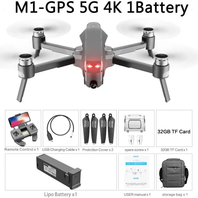 M1 Pro 2 drone 4K 6K HD Camera Professional GPS 5G WIFI 2-Axis Gimbal