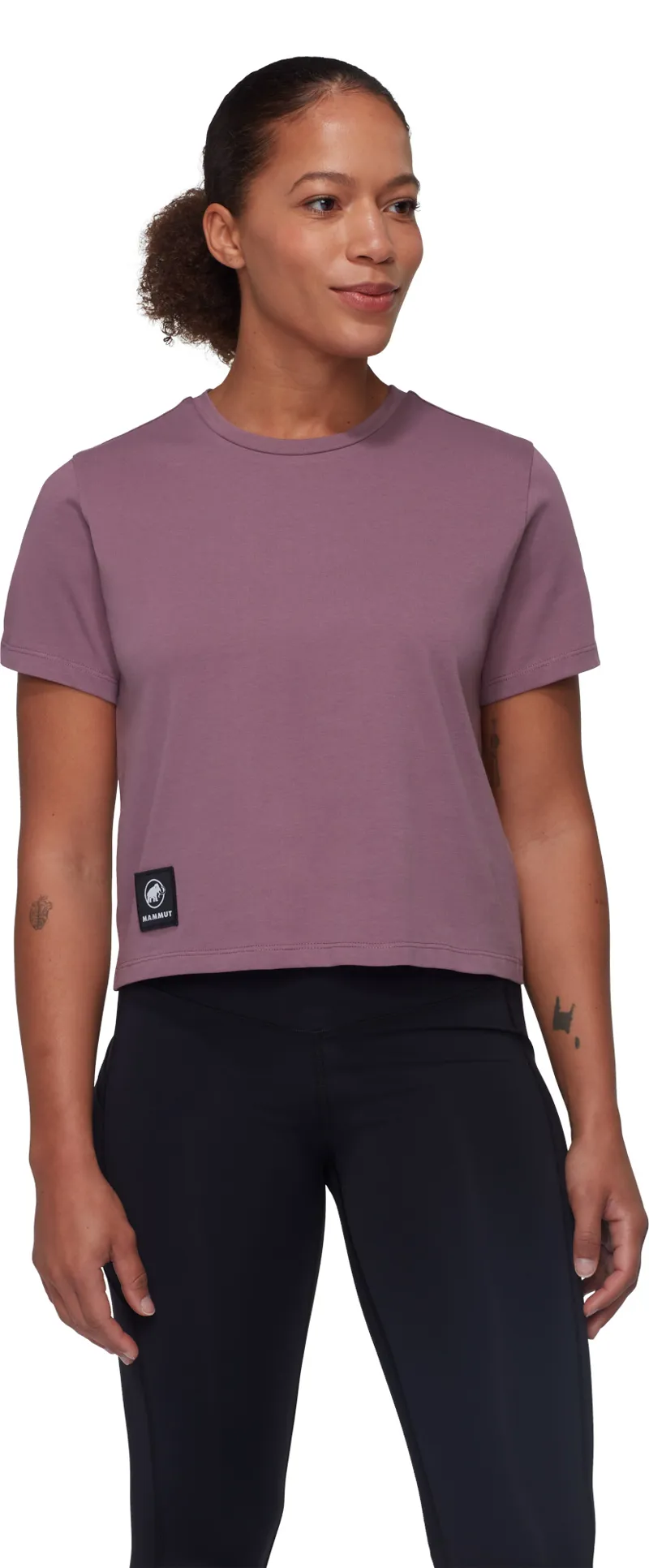 Mammut Women's Massone Cropped Patch T-Shirt Flux