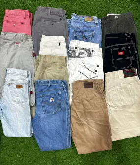 Man Jeans and Pants 15 pieces