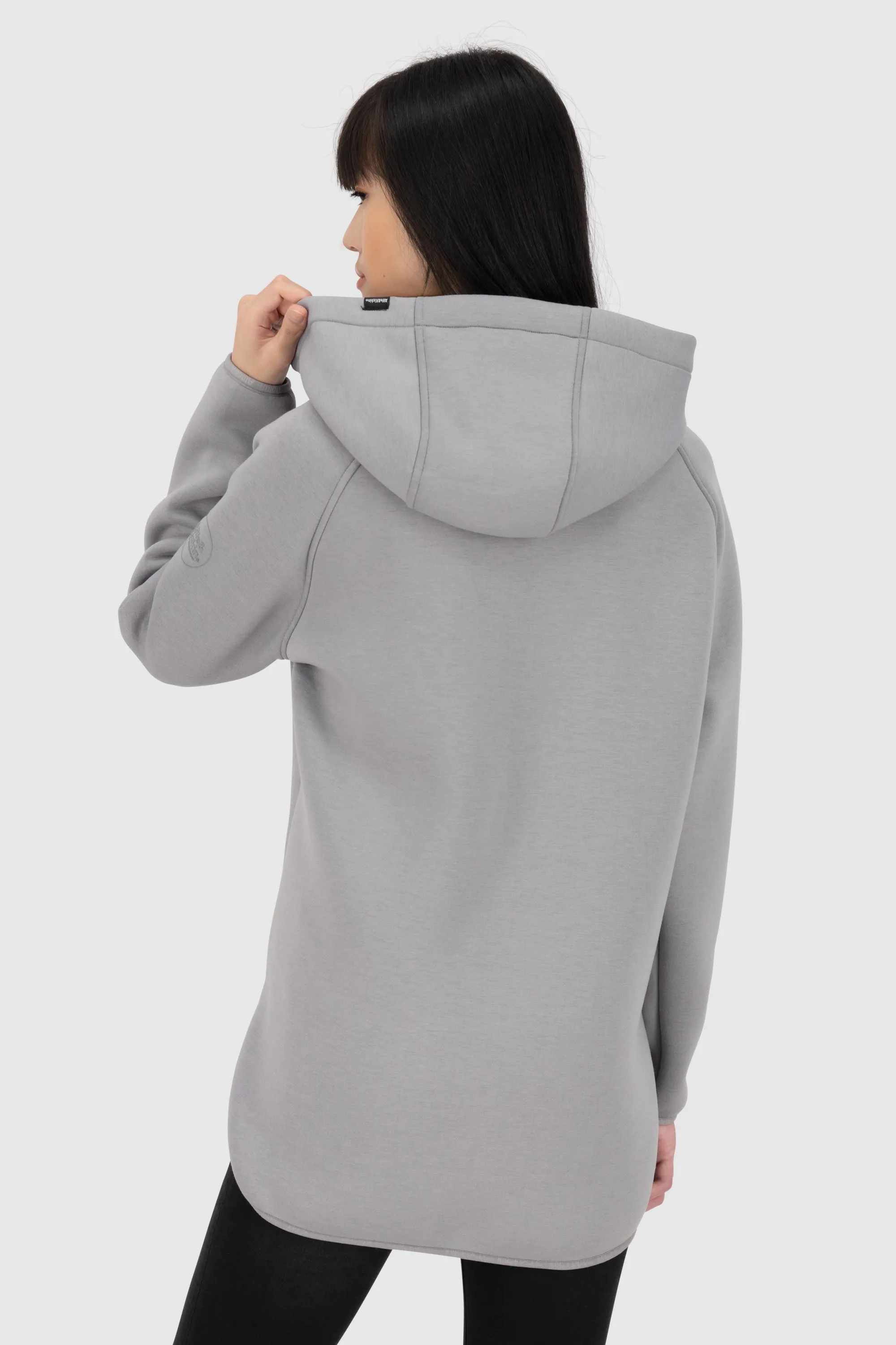 MaraAK N Neopren Hoodie Grau