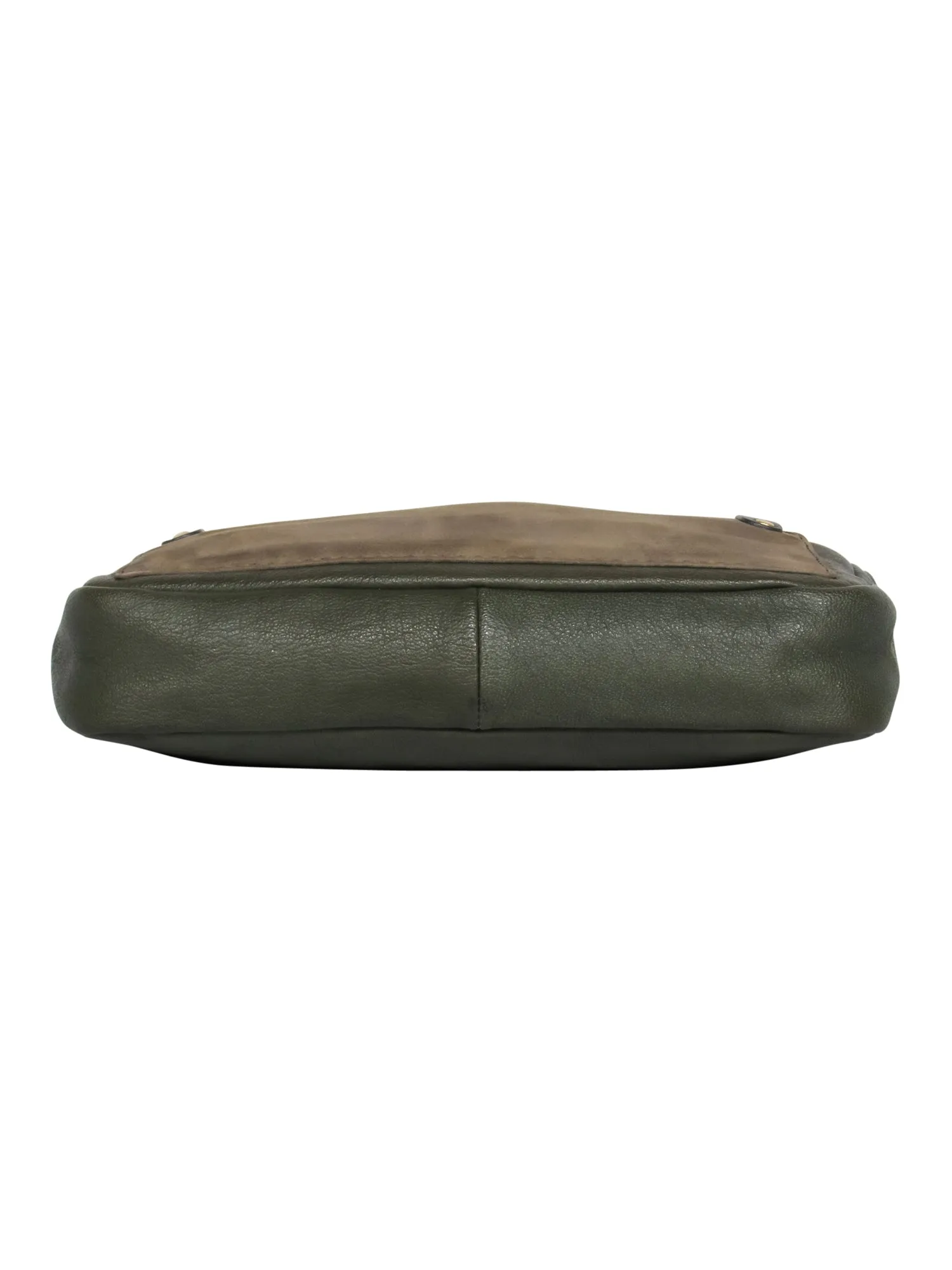 Marc by Marc Jacobs – Olive Green w/ Suede Front Crossbody Bag
