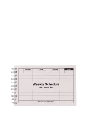 MARK'S  Weekly planner - Brown