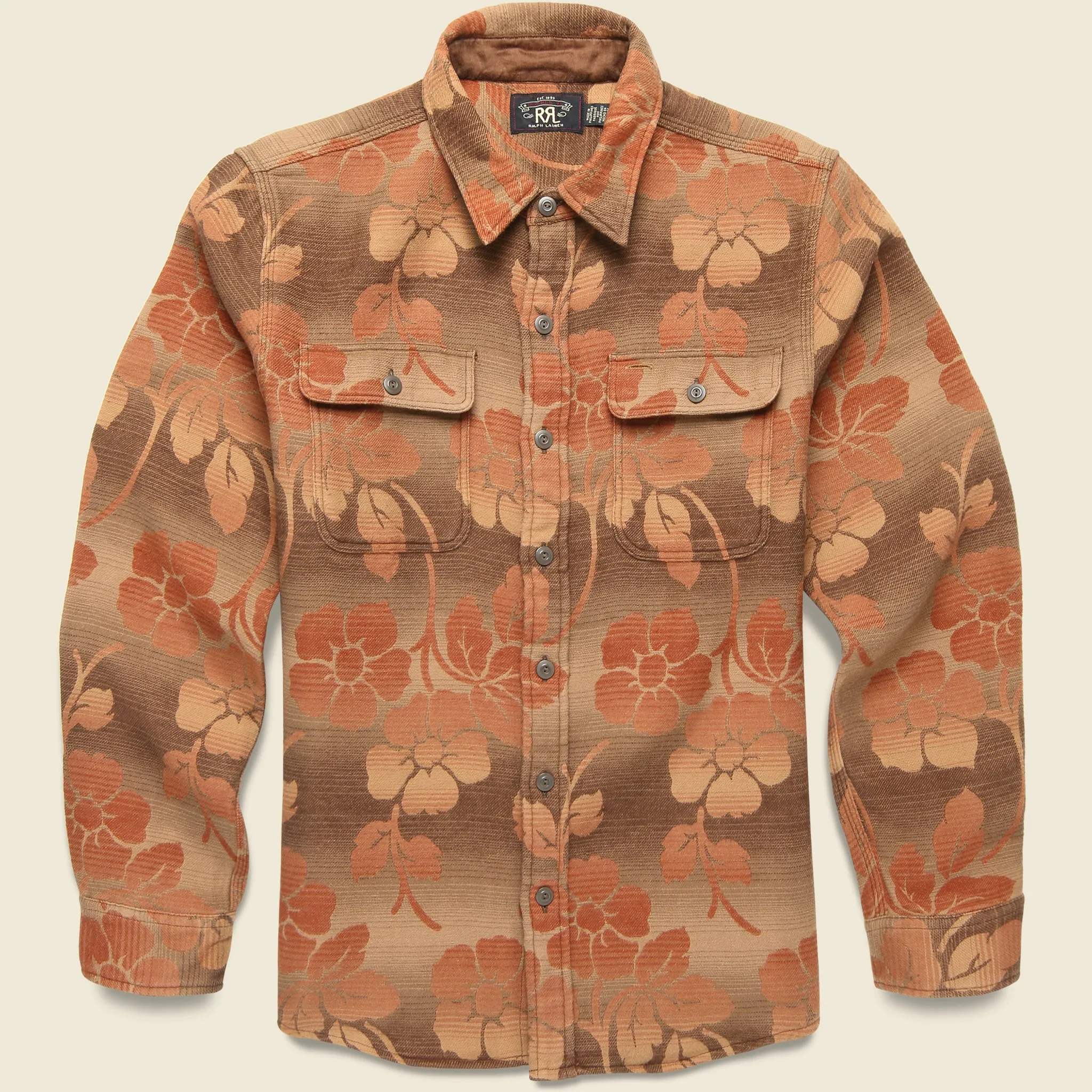 Matlock Workshirt - Brown/Orange