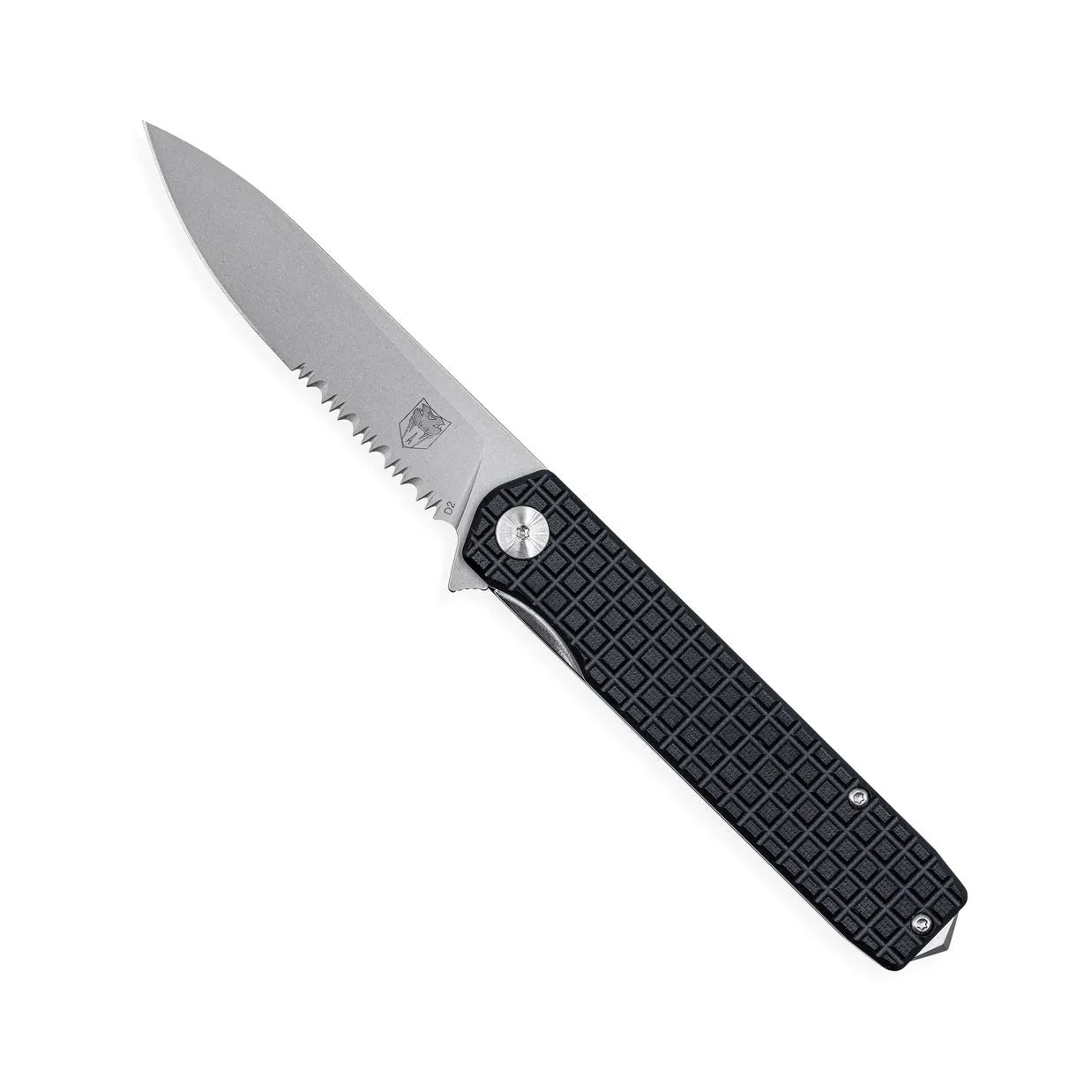 Medium Cayden Black Drop Serrated