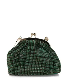 Menbur 85673 LIBITINA Borsa Donna Pochette Secchiello Gioiello Emerald Green