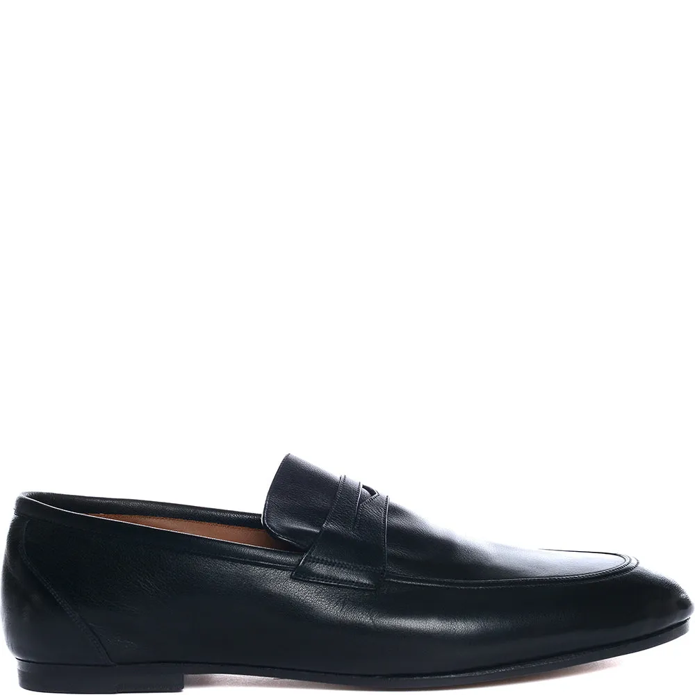 Mens Bally Plator Loafers in Black