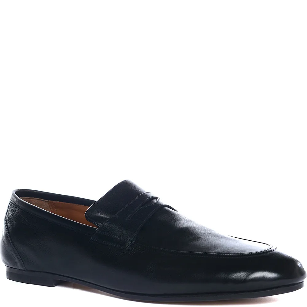 Mens Bally Plator Loafers in Black