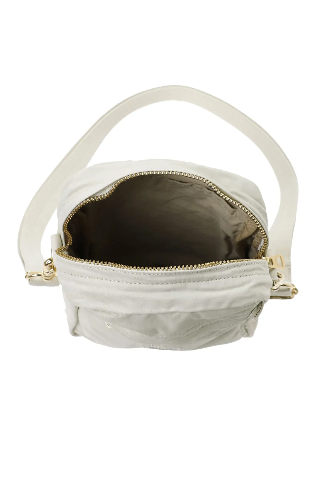 Mile Vertical Shoulder Bag - White