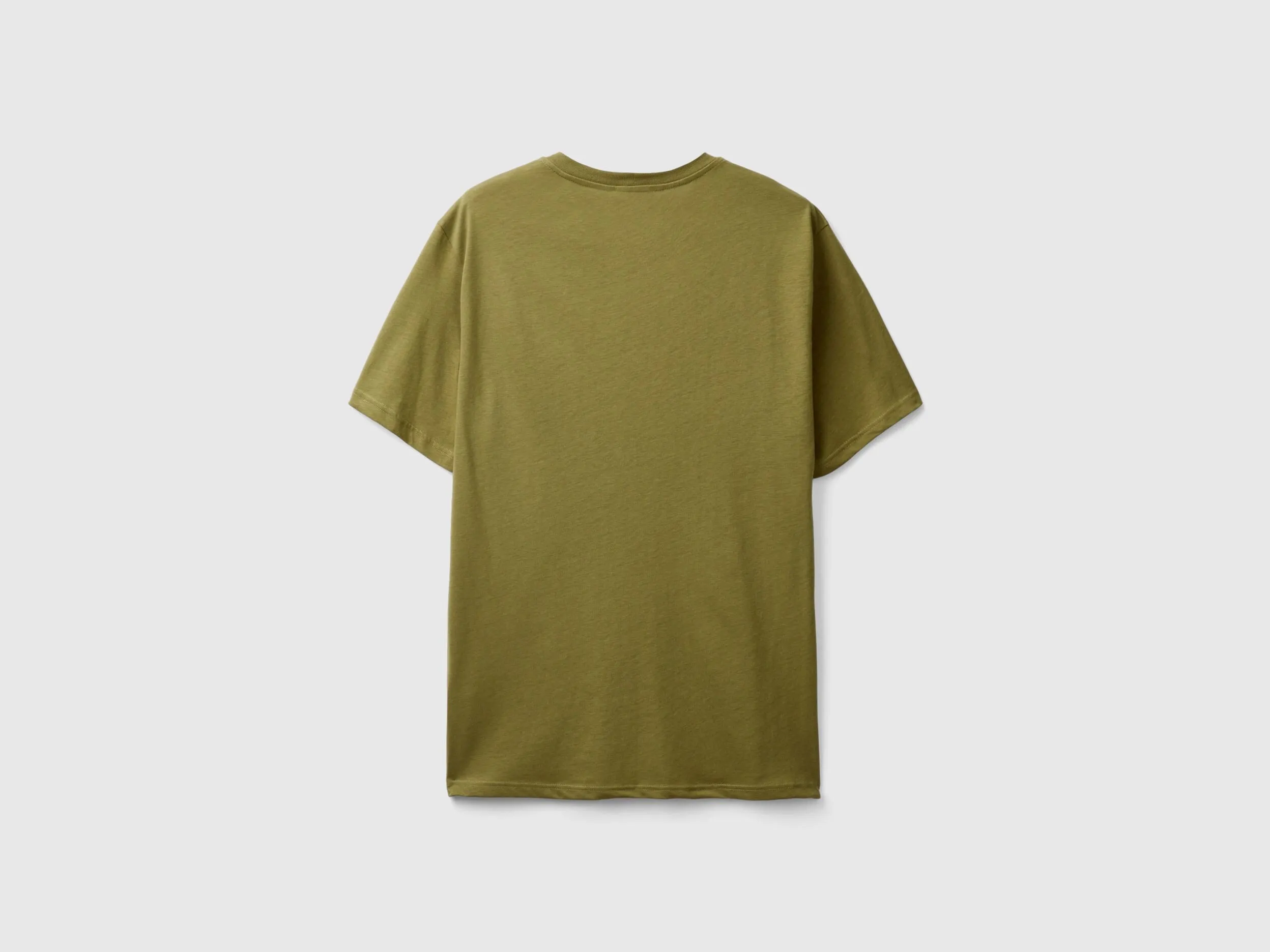 Military green t-shirt - Military Green | Benetton