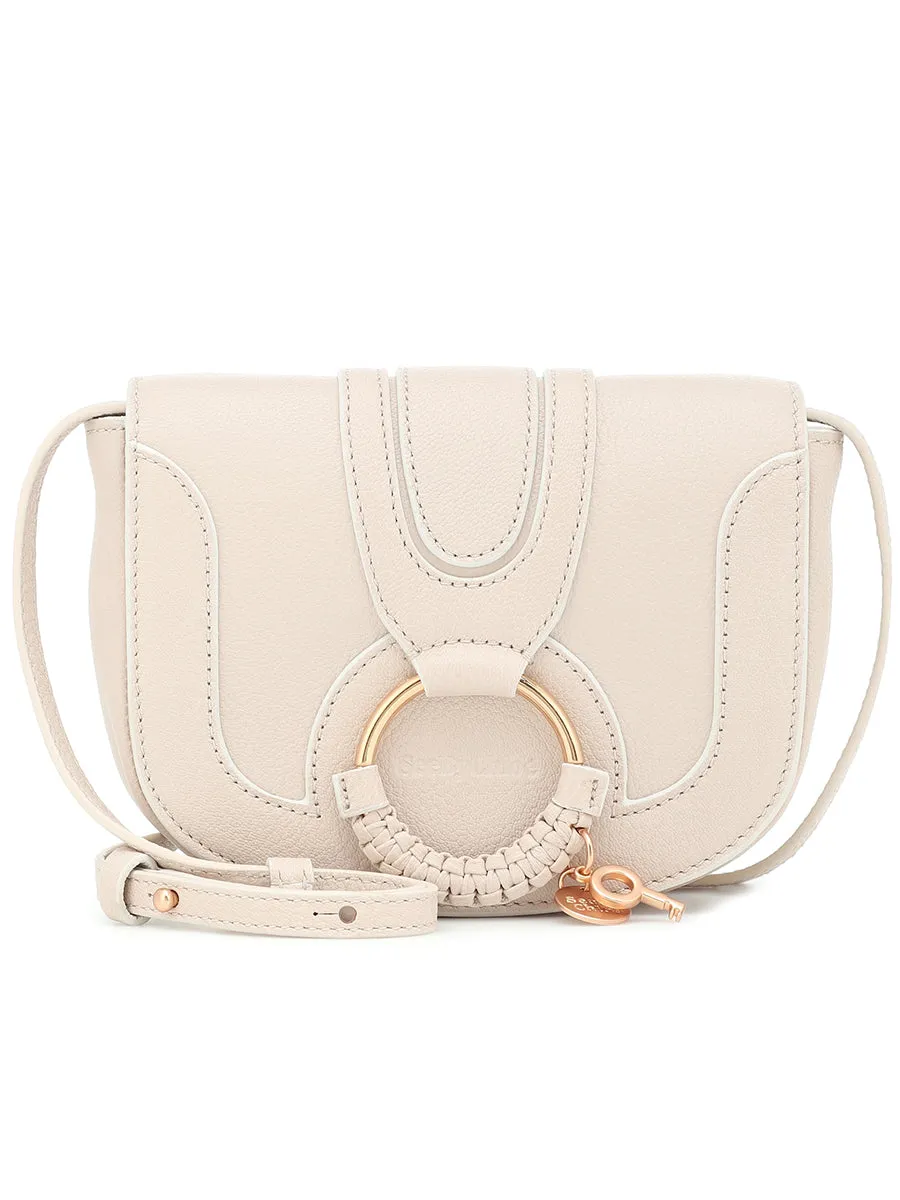 Mini Hana Shoulder Bag in Cement Beige