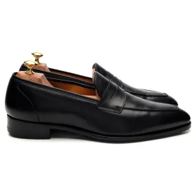 'Monaco' Black Leather Loafers UK 10.5 E