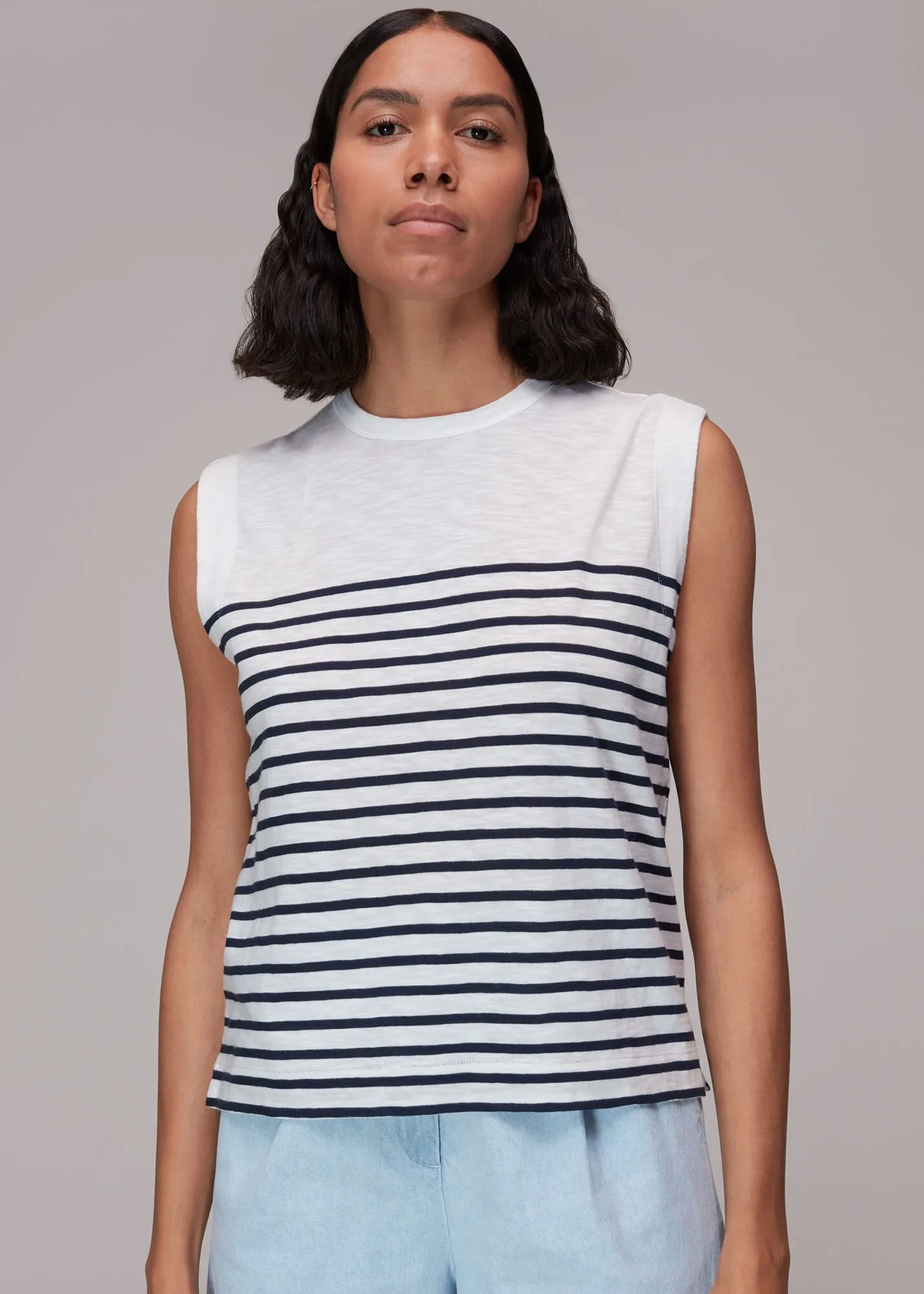 Multicolour Breton Muscle Vest