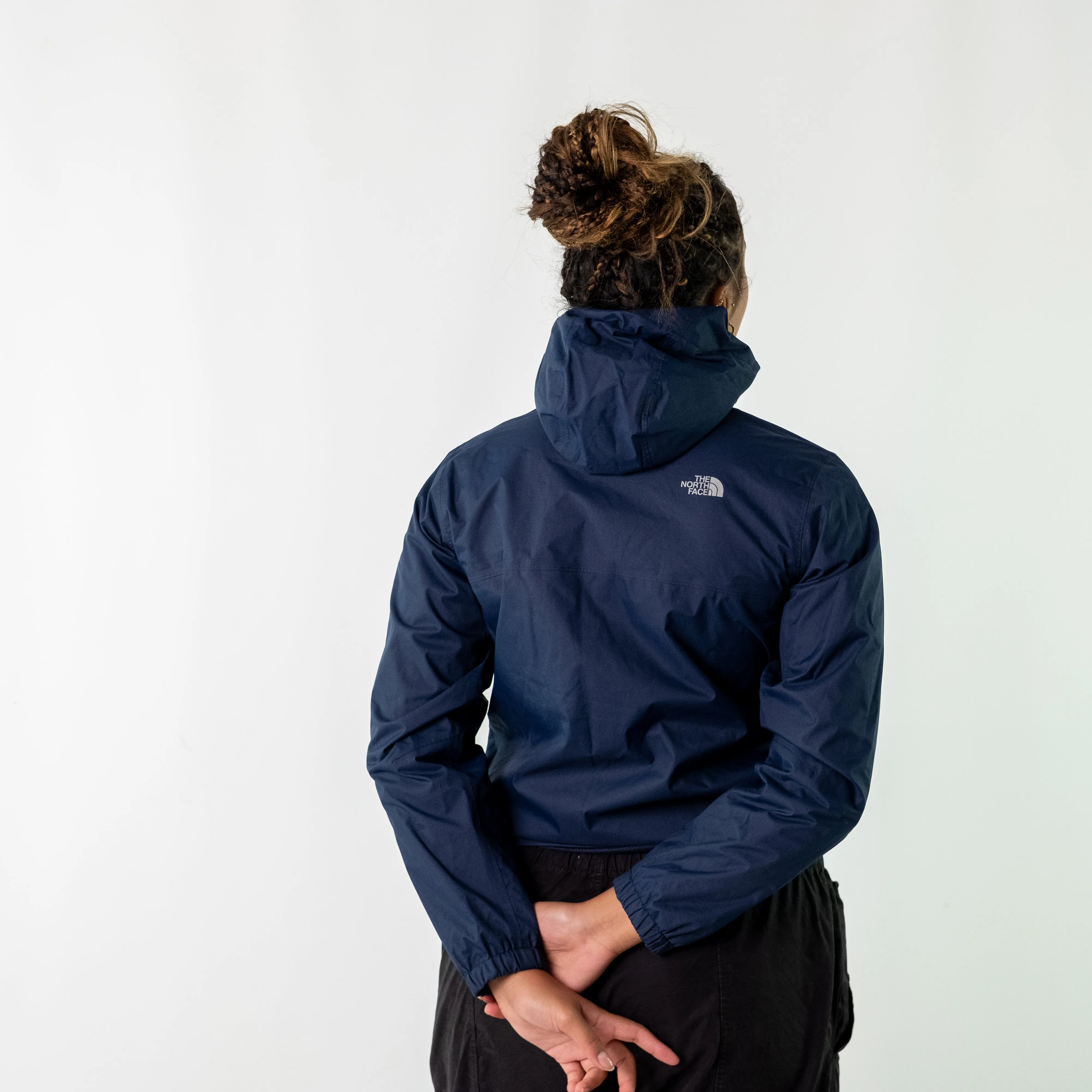 Navy Blue y2ks The North Face Light Rain Jacket (XS)