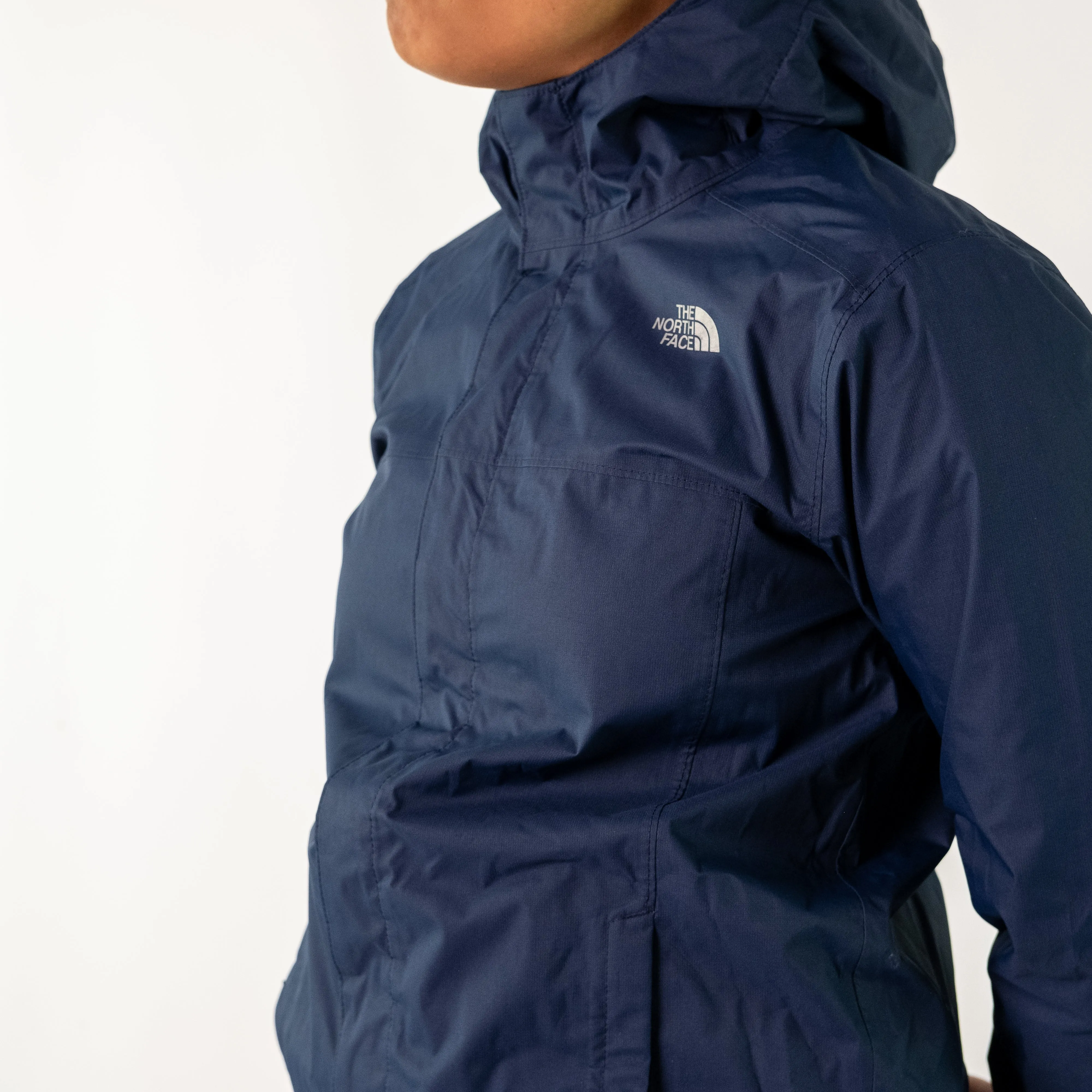 Navy Blue y2ks The North Face Light Rain Jacket (XS)