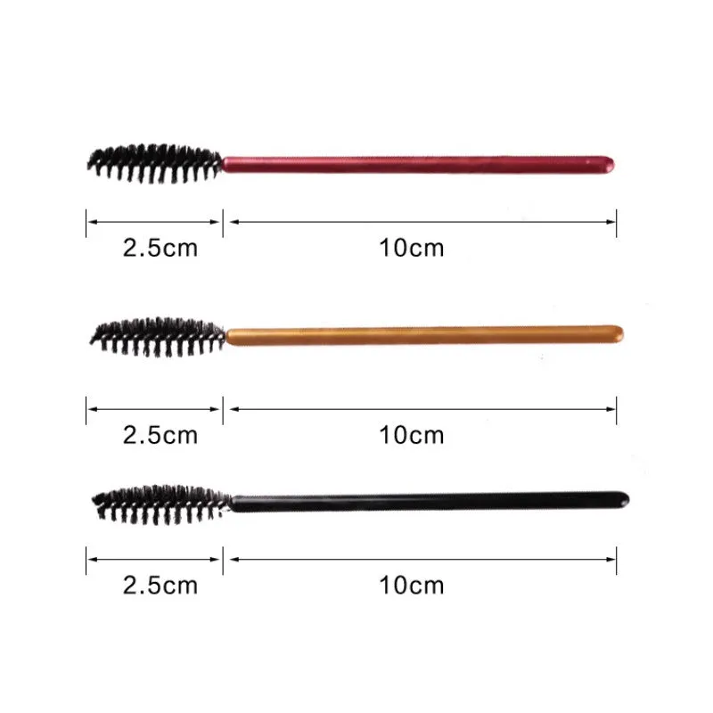 New 12pcs Make Up Brush Synthetic Fiber One-Off Disposable Eyelash Brush Mascara Applicator Wand Brush best deal SM6
