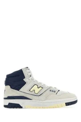 New Balance Multicolor Leather And Suede 650 Sneakers