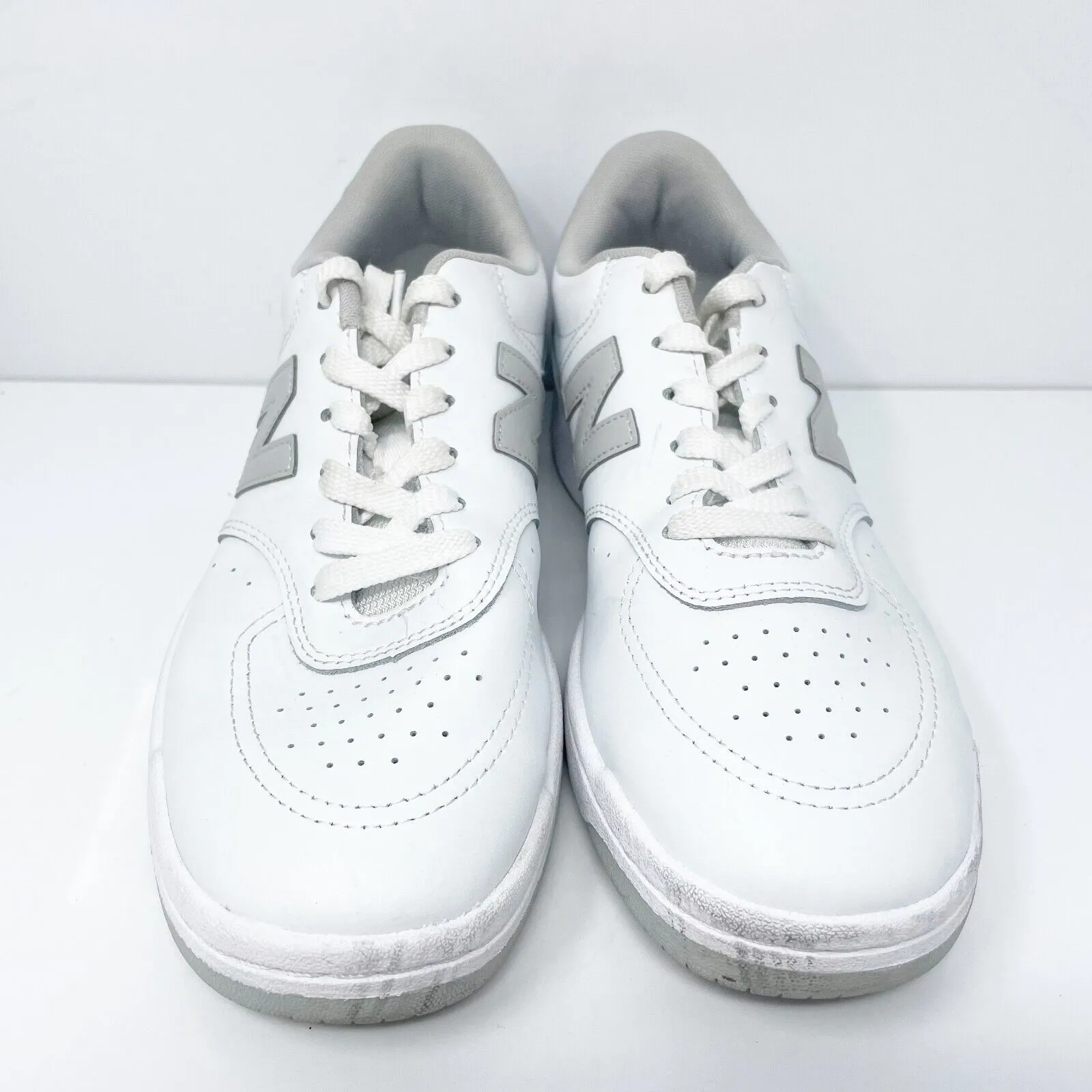 New Balance Unisex BB80 BB80GRY White Casual Shoes Sneakers Size M 8.5 W 10D