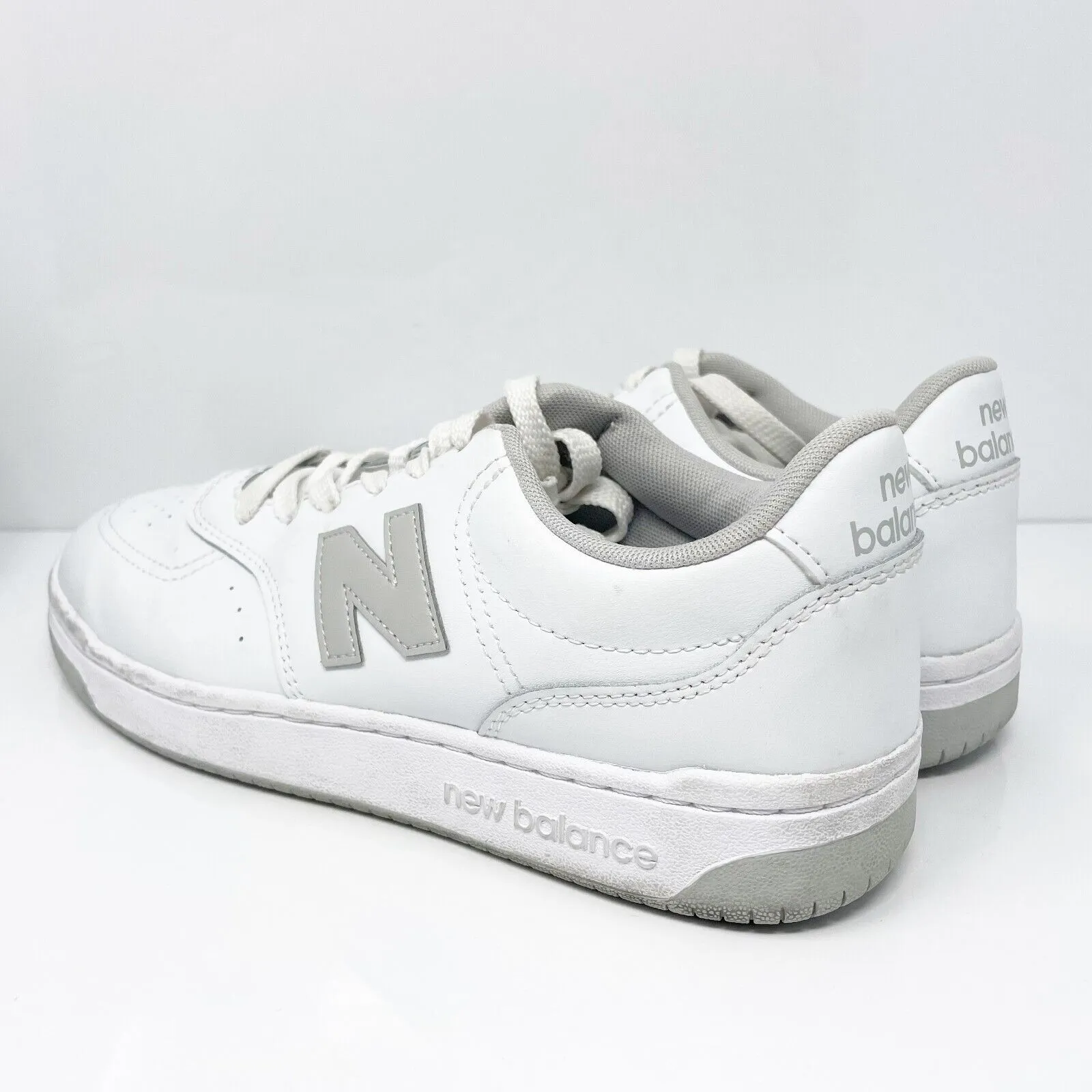 New Balance Unisex BB80 BB80GRY White Casual Shoes Sneakers Size M 8.5 W 10D