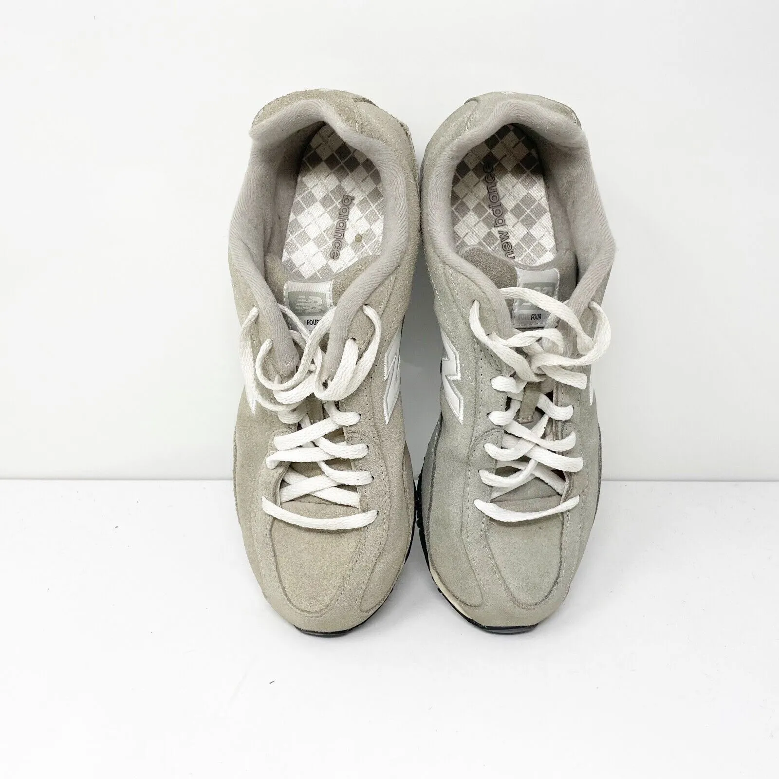New Balance Womens 442 CW442G Gray Casual Shoes Sneakers Size 8 B