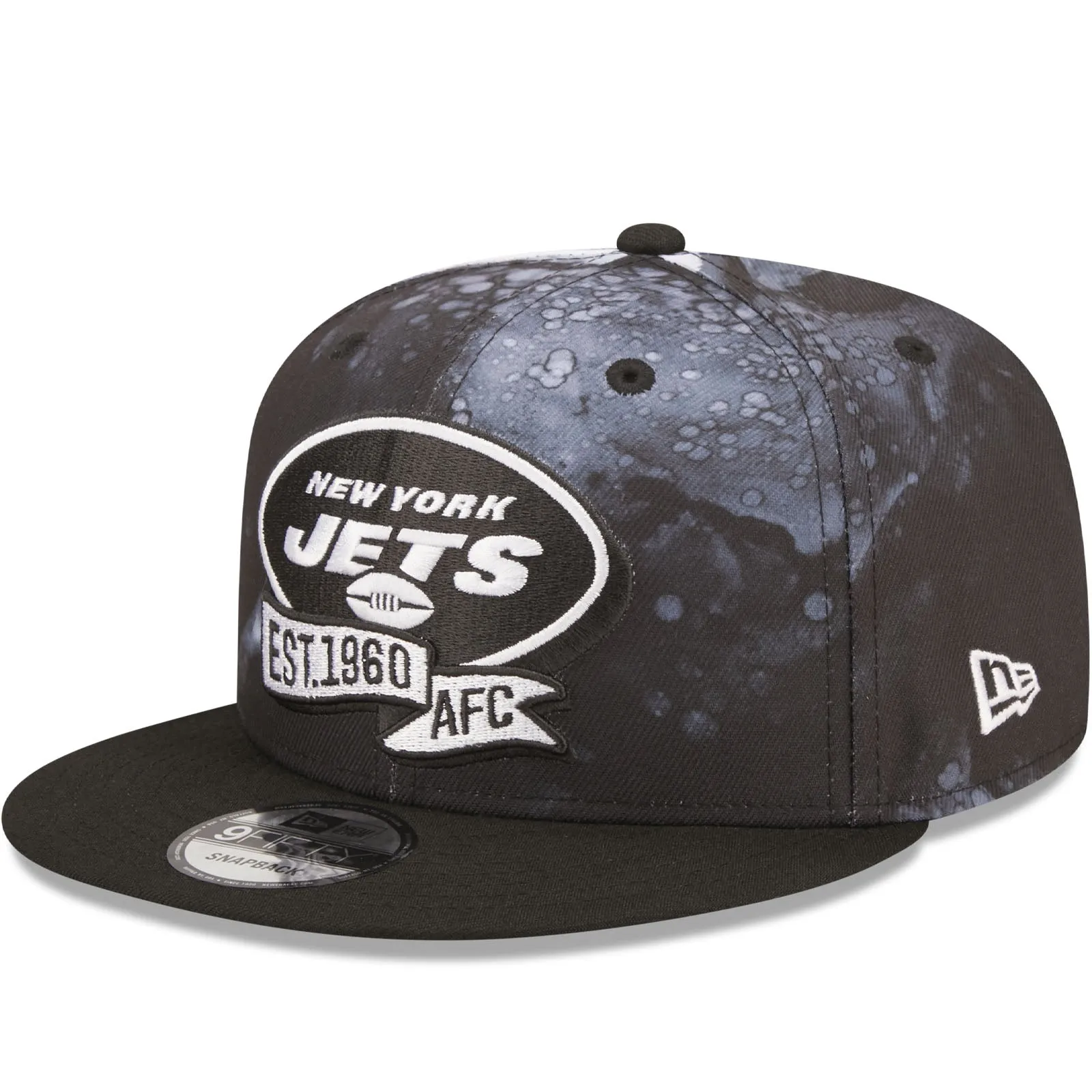 New Era New York Jets NFL 9FIFTY 2022 Sideline Ink Baseball Cap - Black