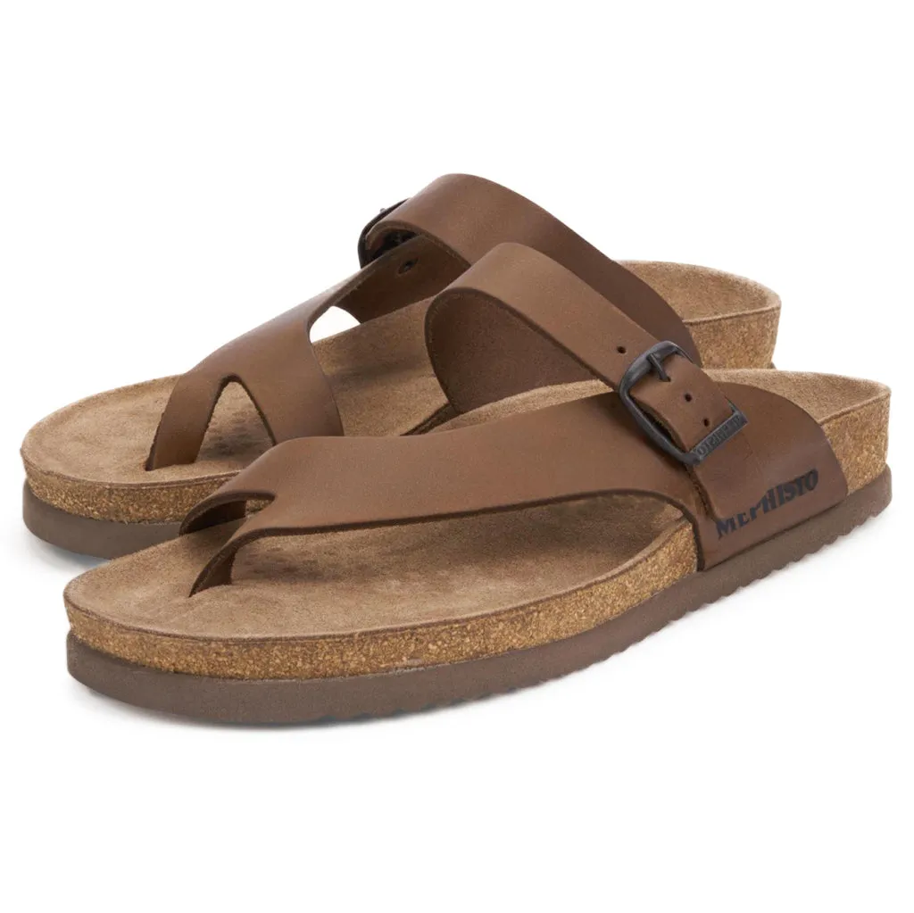 Niels Nubuck Leather Men's Slide Sandals